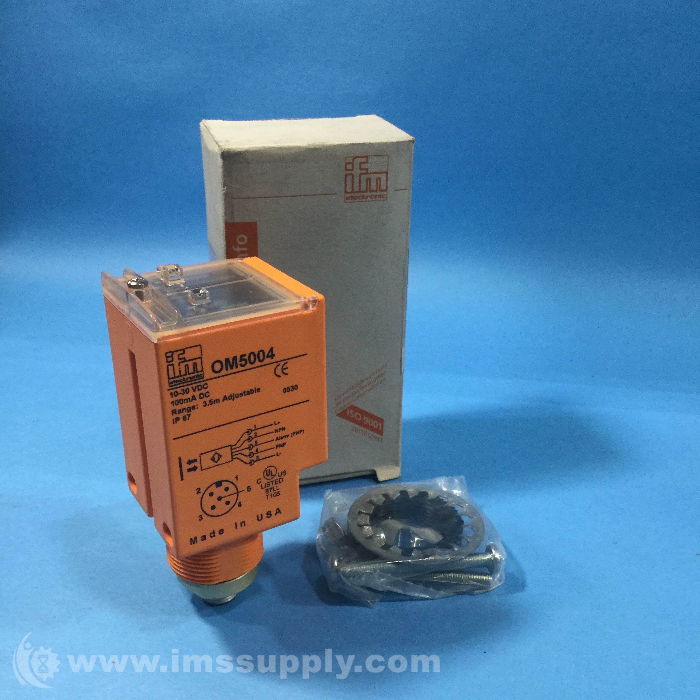 Ifm OM5004 Diffuse Reflection Sensor - IMS Supply