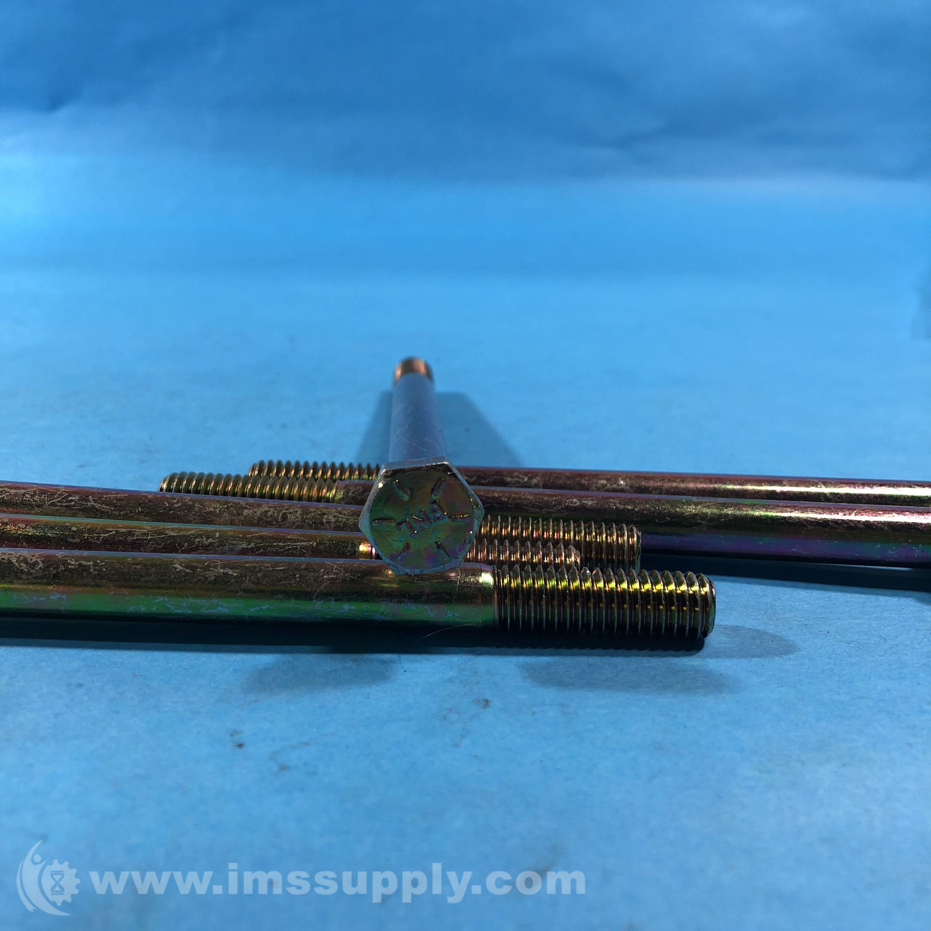 FNL Pack of 6 Zinc YellowChromate Plated Hex Head Screws IMS Supply