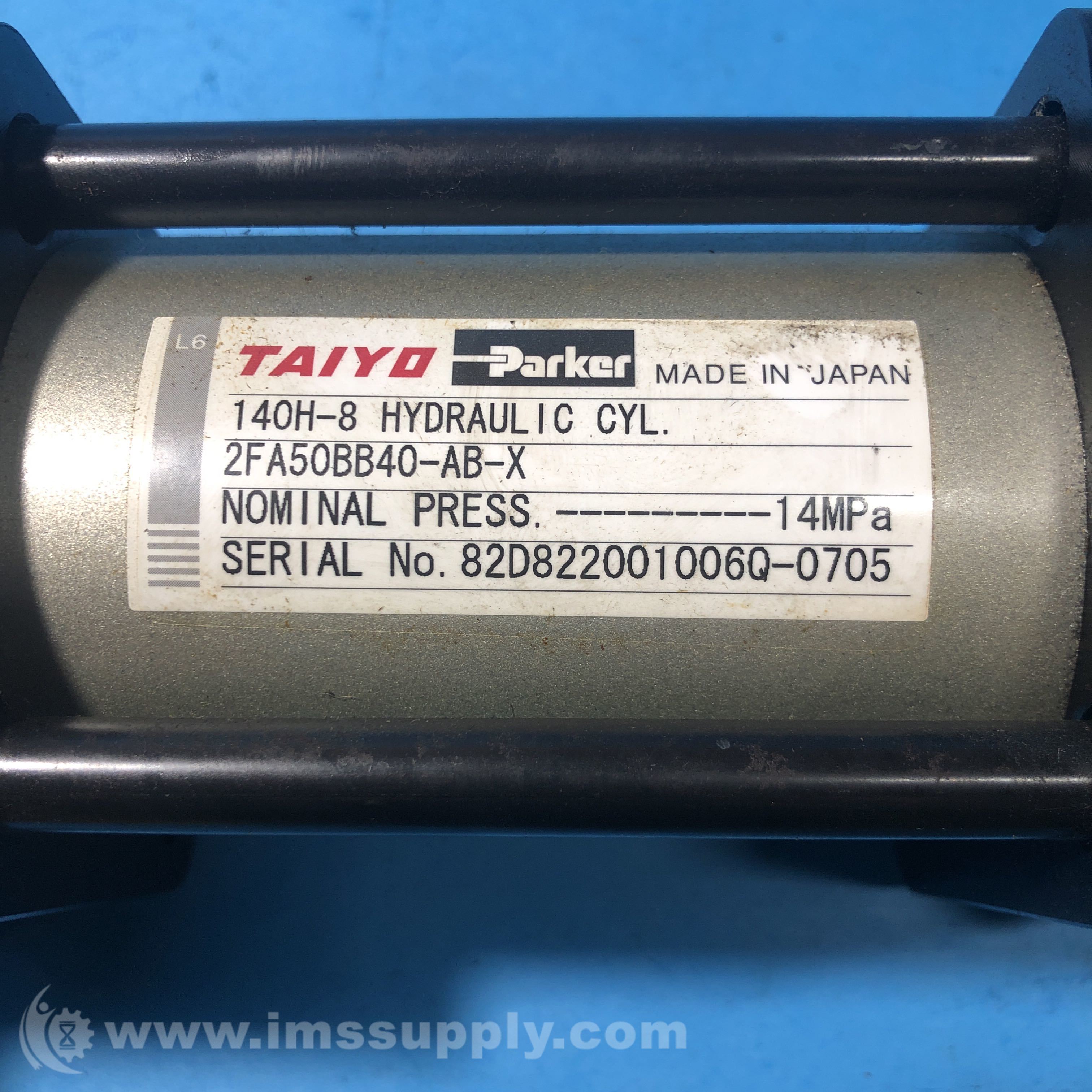 140H-8R2LA40AB250-ABAH2 TAIYO TAIYO ユアツシリンダ 140H-8R2LA40AB250-ABAH2 HCR2LA0 Original Parker TAIYO 140H-8R 1FY 50BB70-ABAH2-L 1FY50BB120-ABBE2 Hydraulic  Oil Cylinder 140H-8R 1FY50BB70-ABAH2-L
