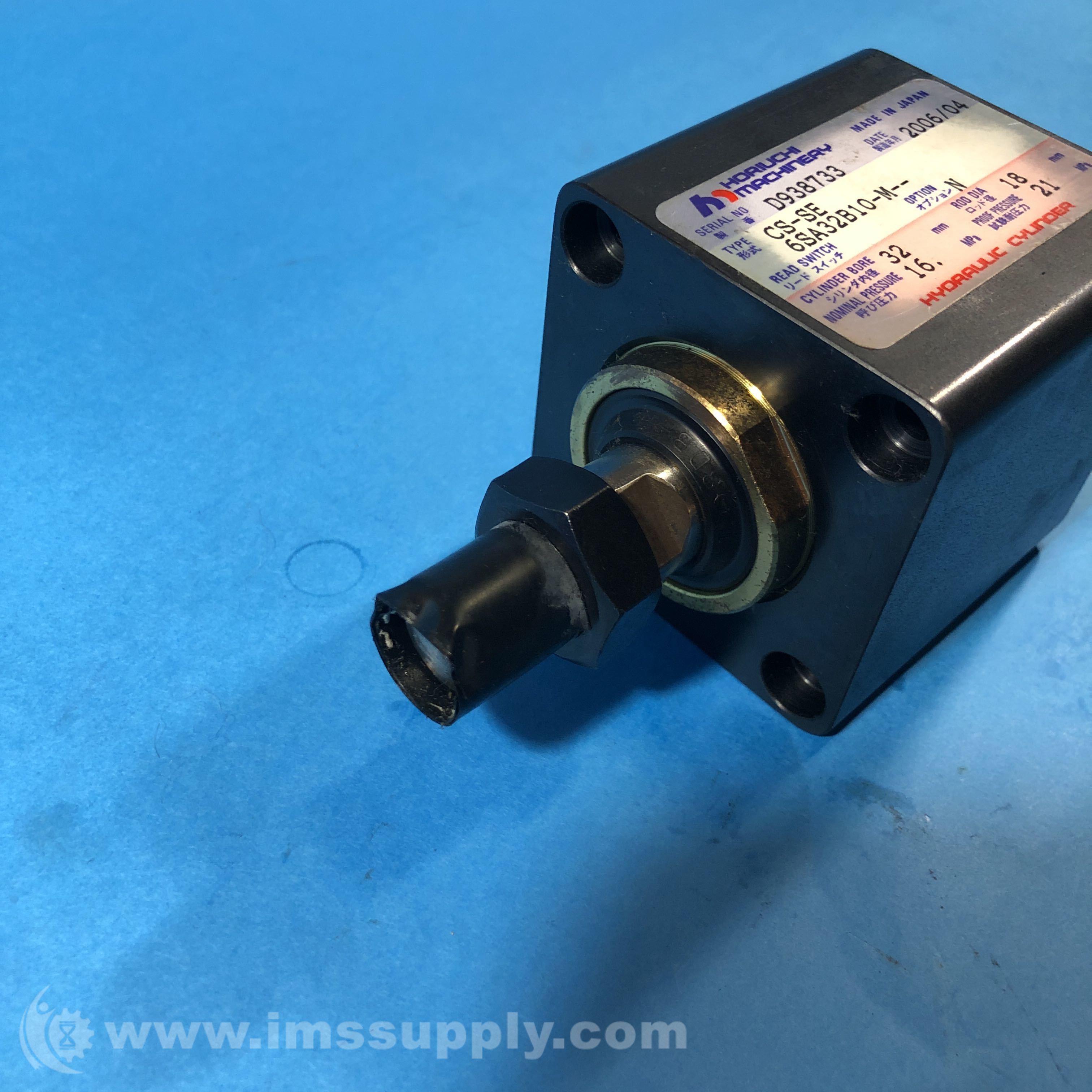 Horiuchi Machinery Co CSSE 6SA32B10M Hydraulic Cylinder IMS Supply