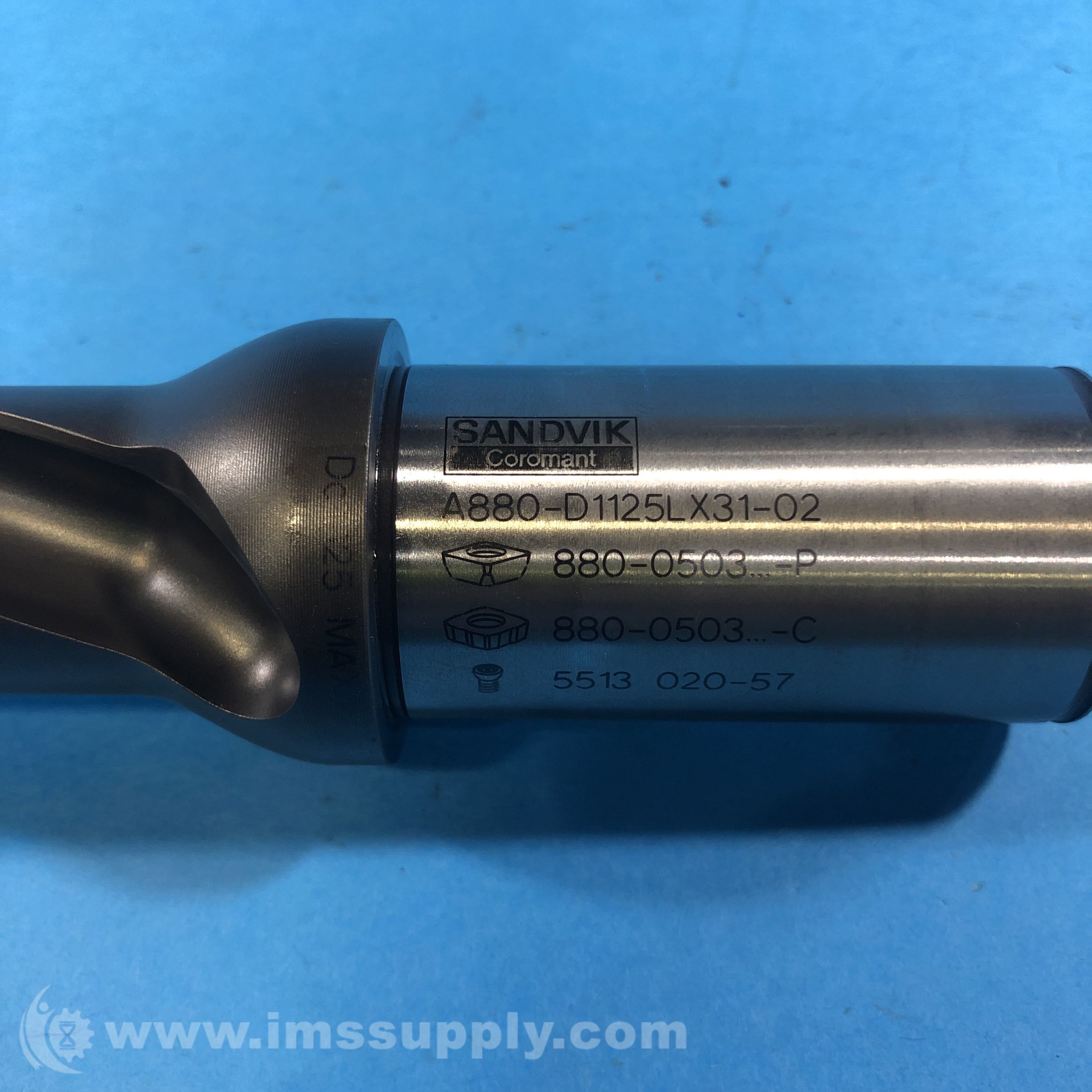 Sandvik A880-D1125LX31-02 CoroDrill 880 Indexable Insert Drill - IMS Supply