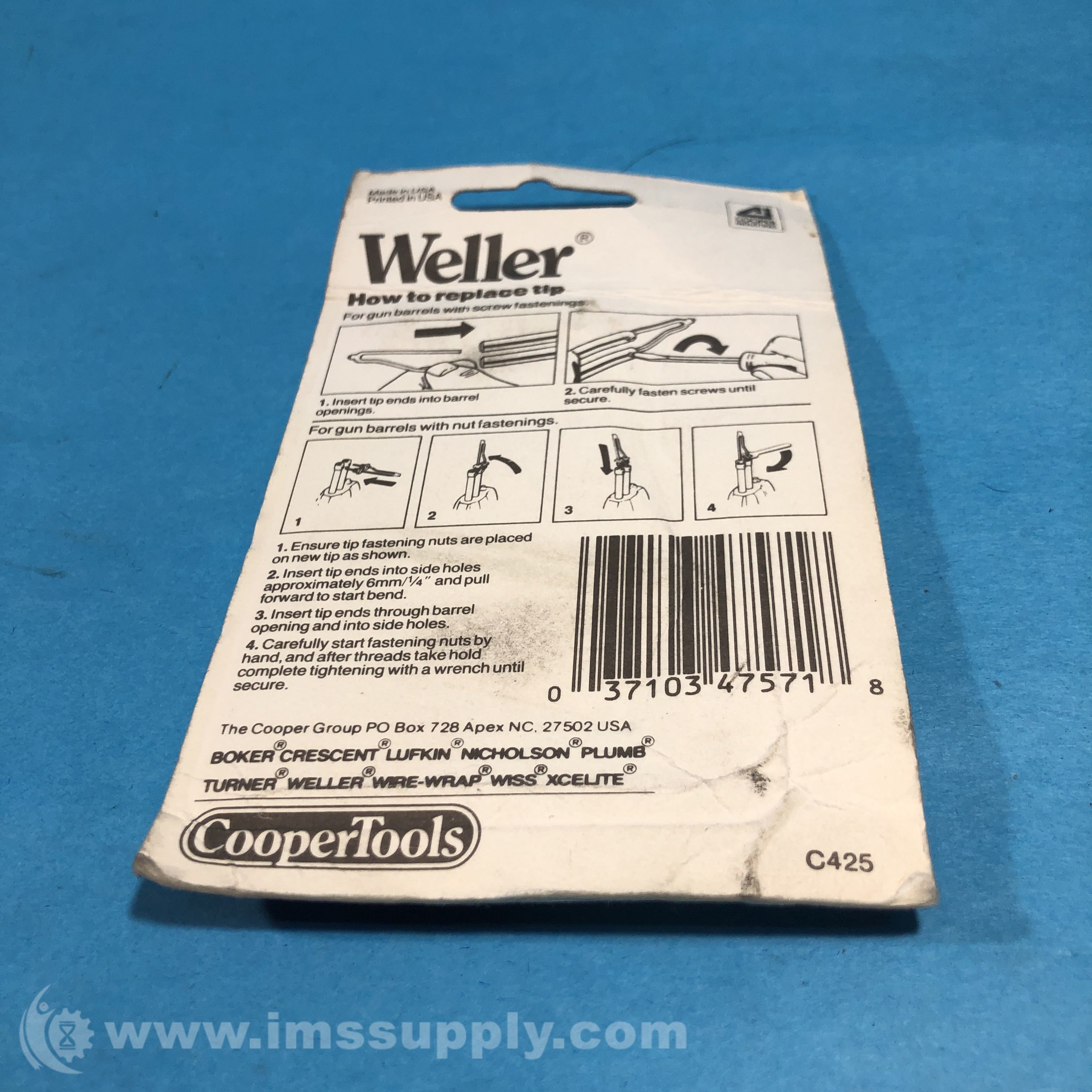 Panne Weller WTA 2 - Outil De Soudage, Neuf Sous Emballage, Référence 0054414699