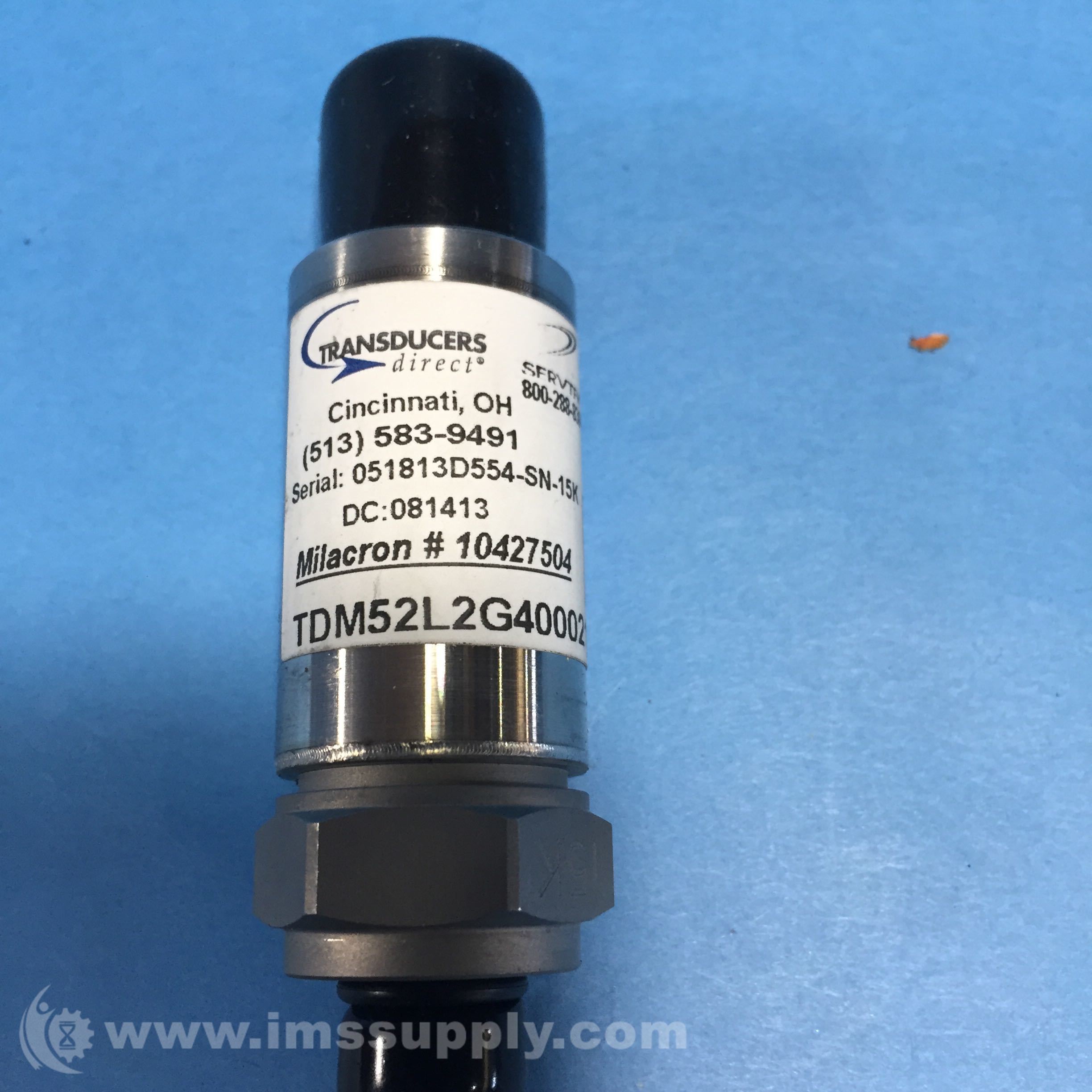 Transducers Direct TDM52L2G400021S003SN15K Pressure Transducer IMS