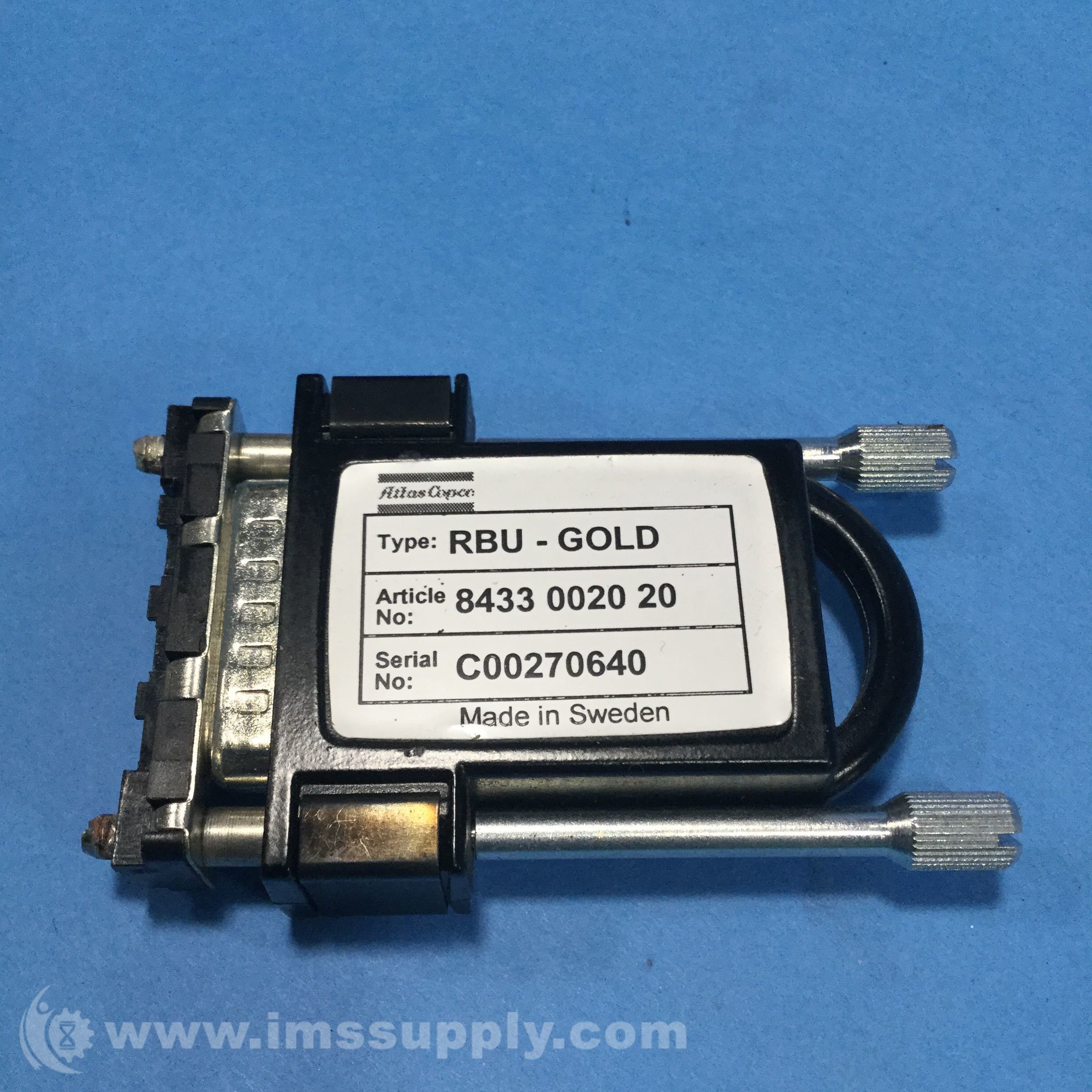 Atlas Copco 8433-0020-20 RBU-GOLD Rapid Backup Unit - IMS Supply