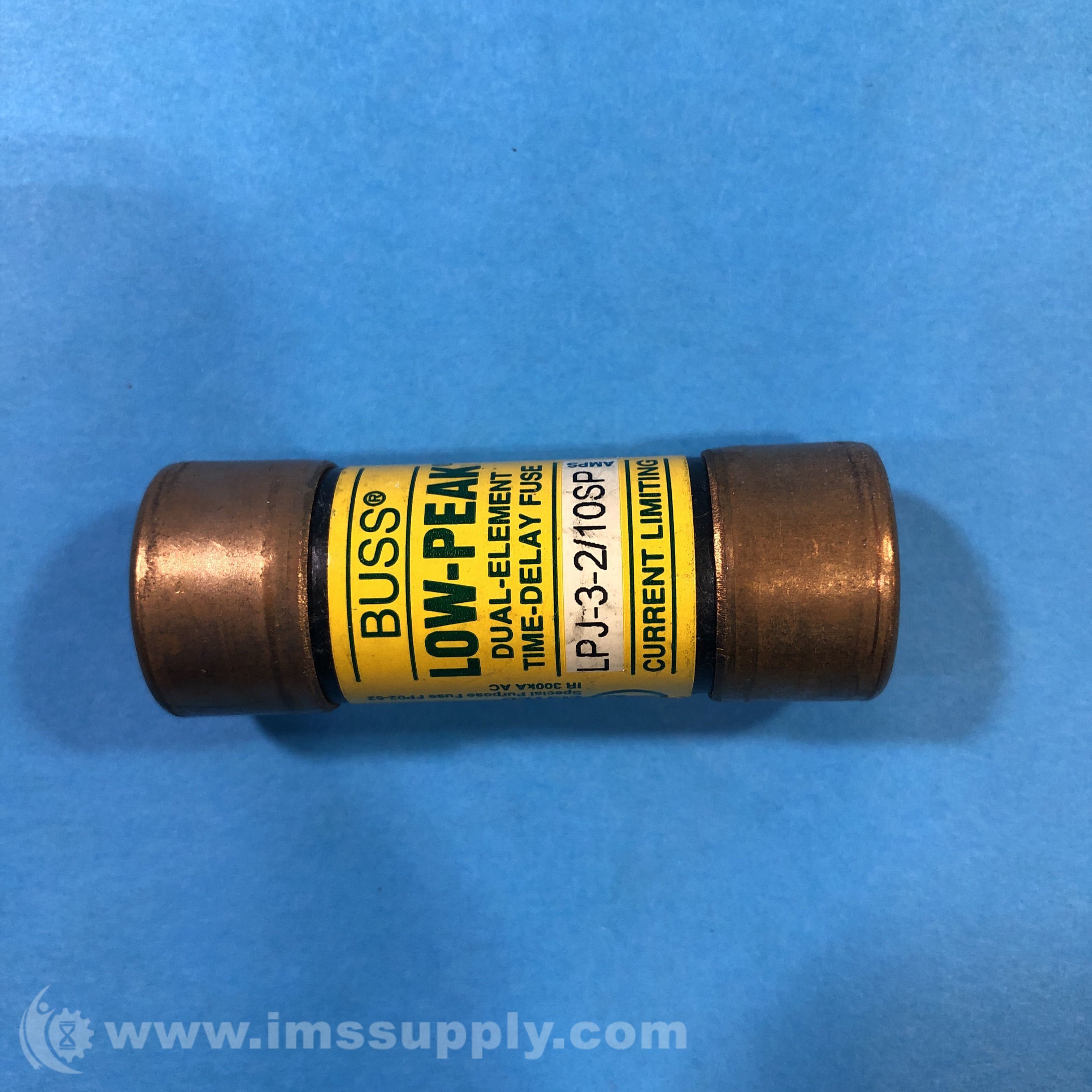 Buss LPJ-3-2/10SP Fuse, Dual Element Time Delay, 600V 3.2A - IMS Supply