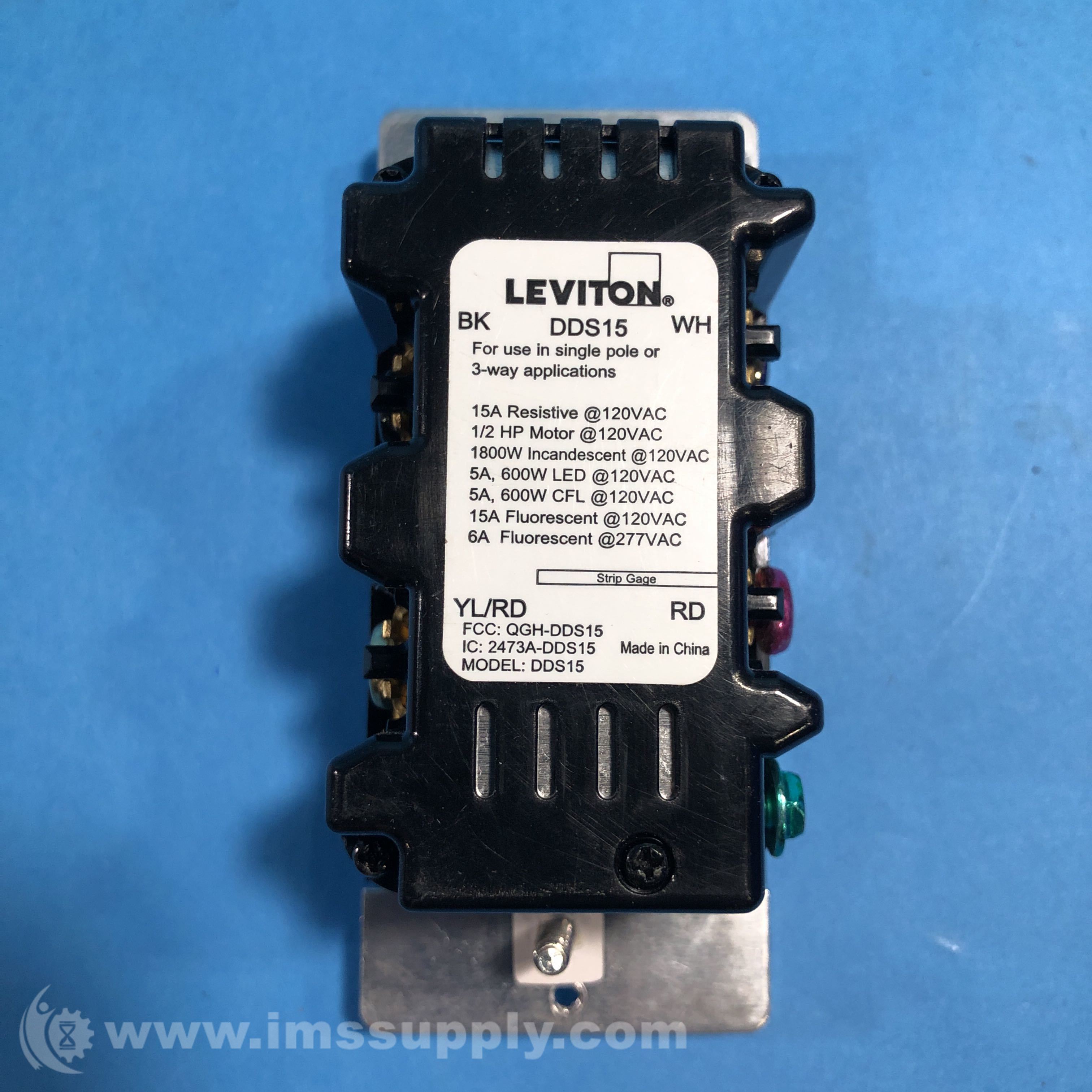 Leviton DDS15 Switch Timer With Bluetooth Technology IMS Supply