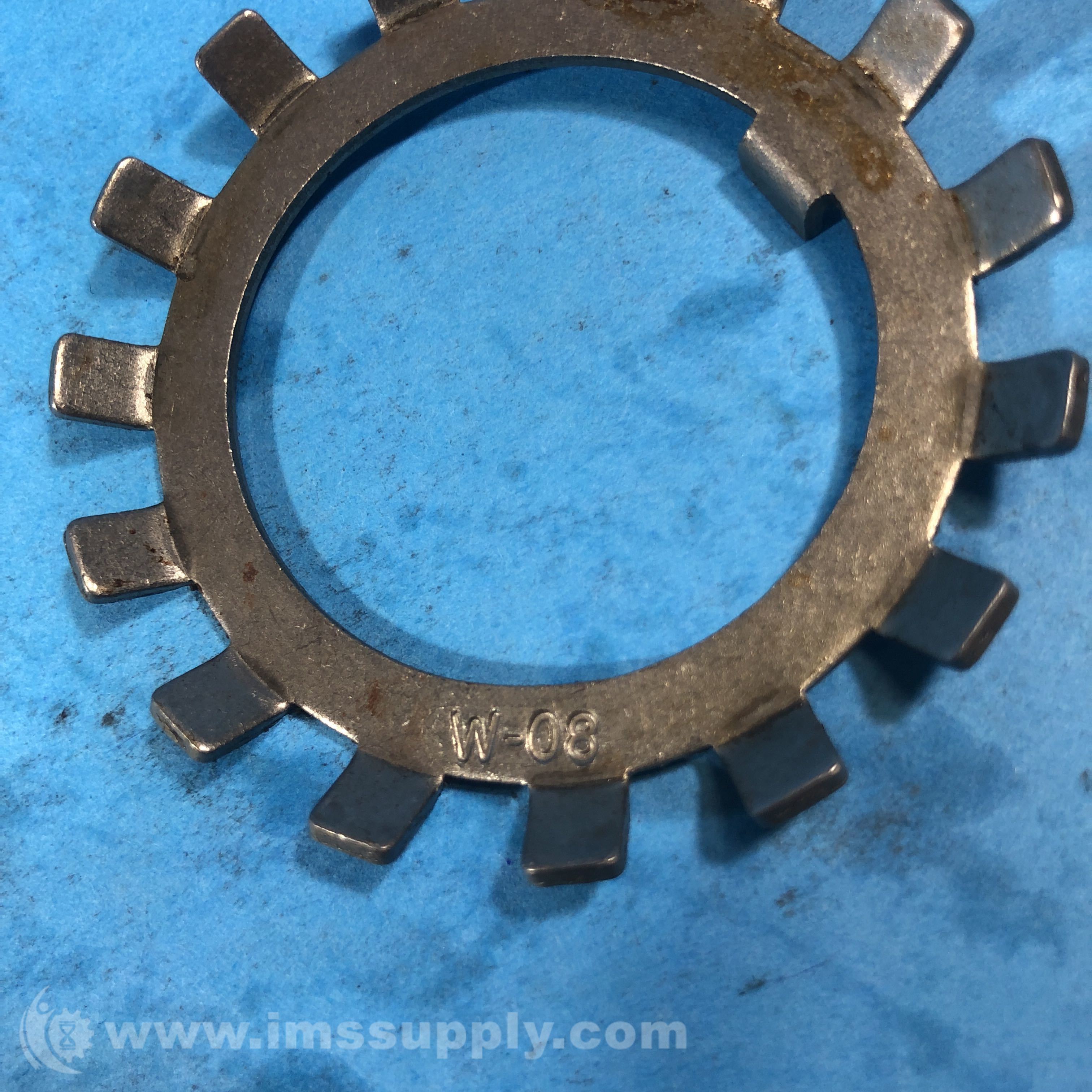 W08 Countersunk ExternalTooth Lock Washer, 3'' LG IMS Supply