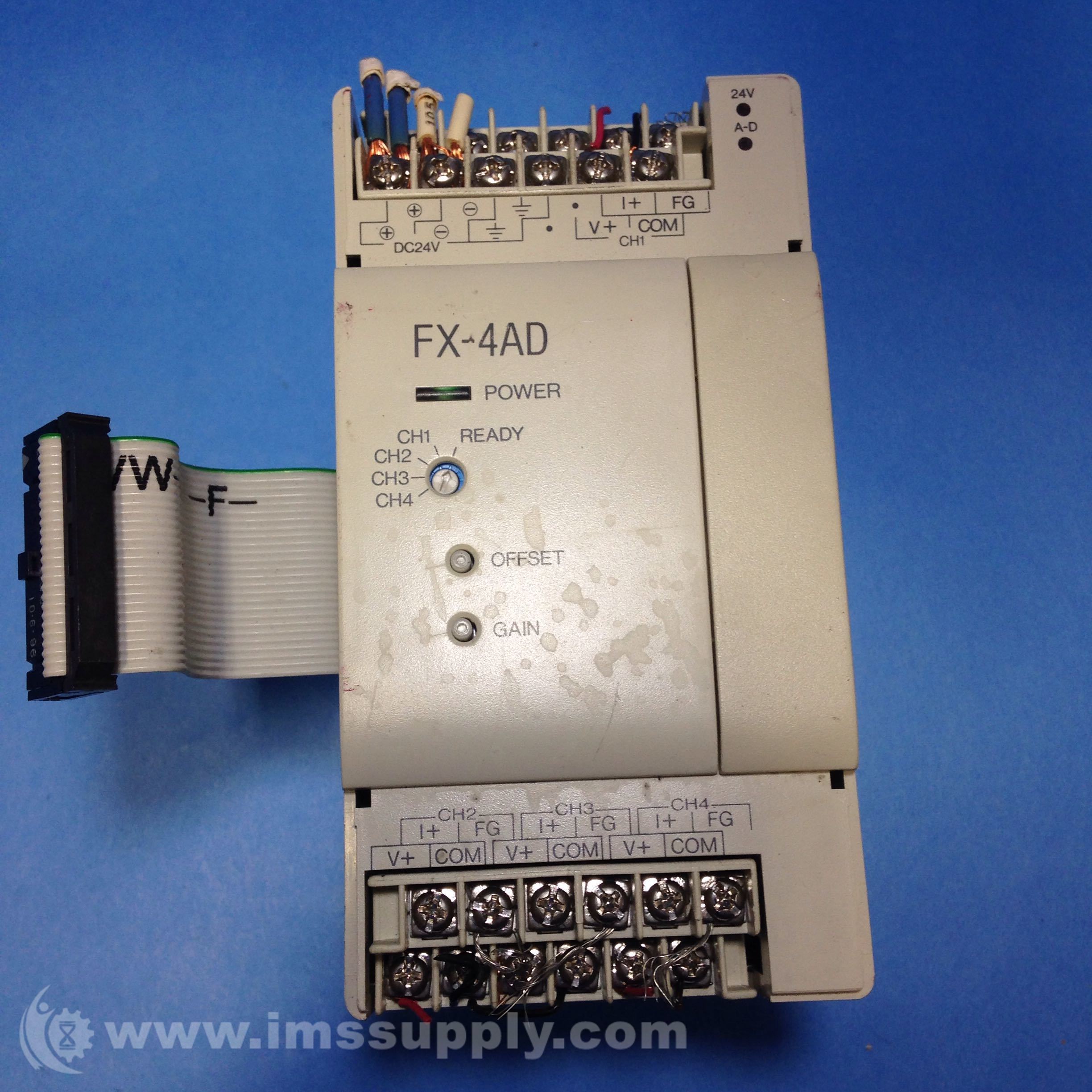 Mitsubishi FX-4AD Analog Input Module - IMS Supply