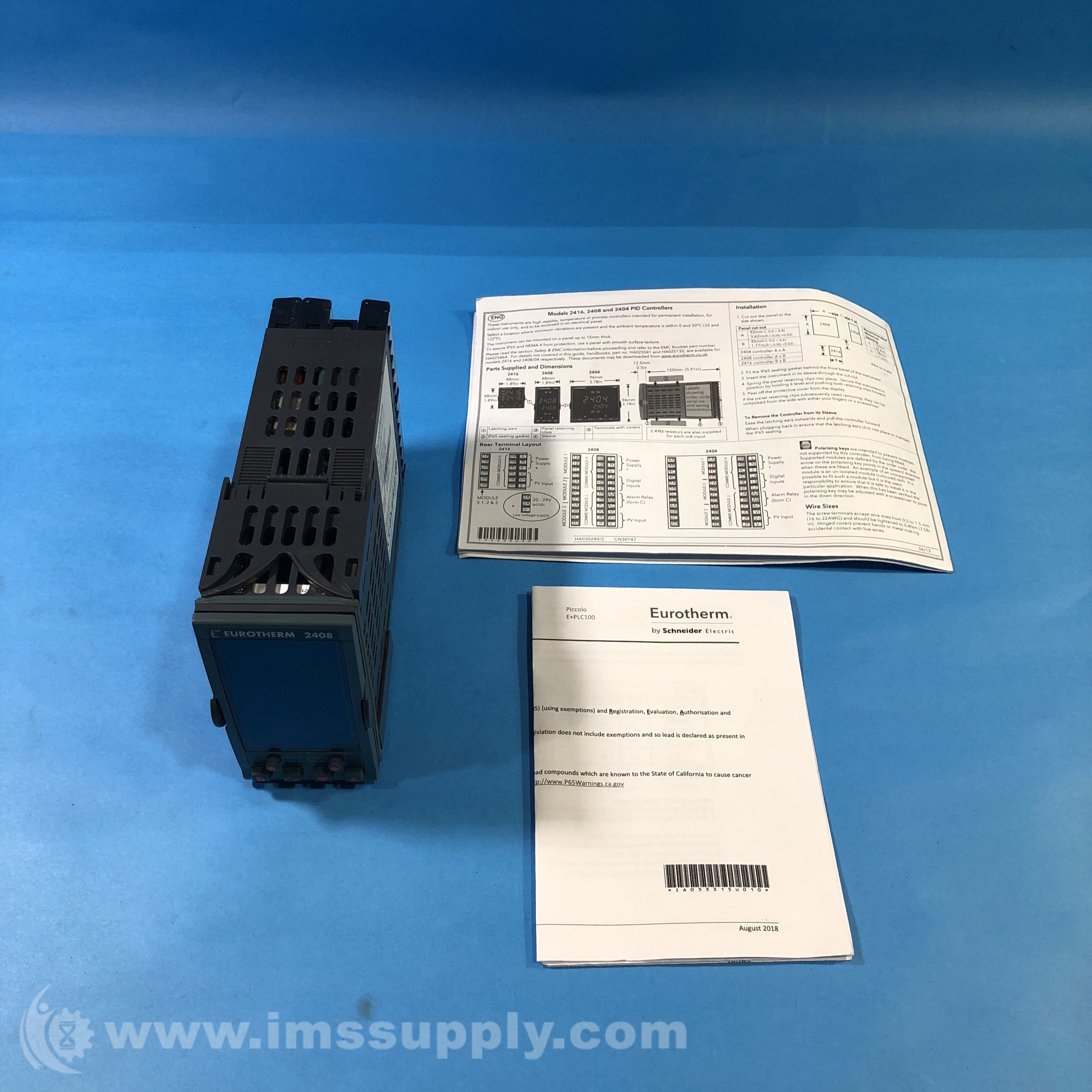 Schneider Electric SP0200370 Temperature Controller Programmer IMS Supply