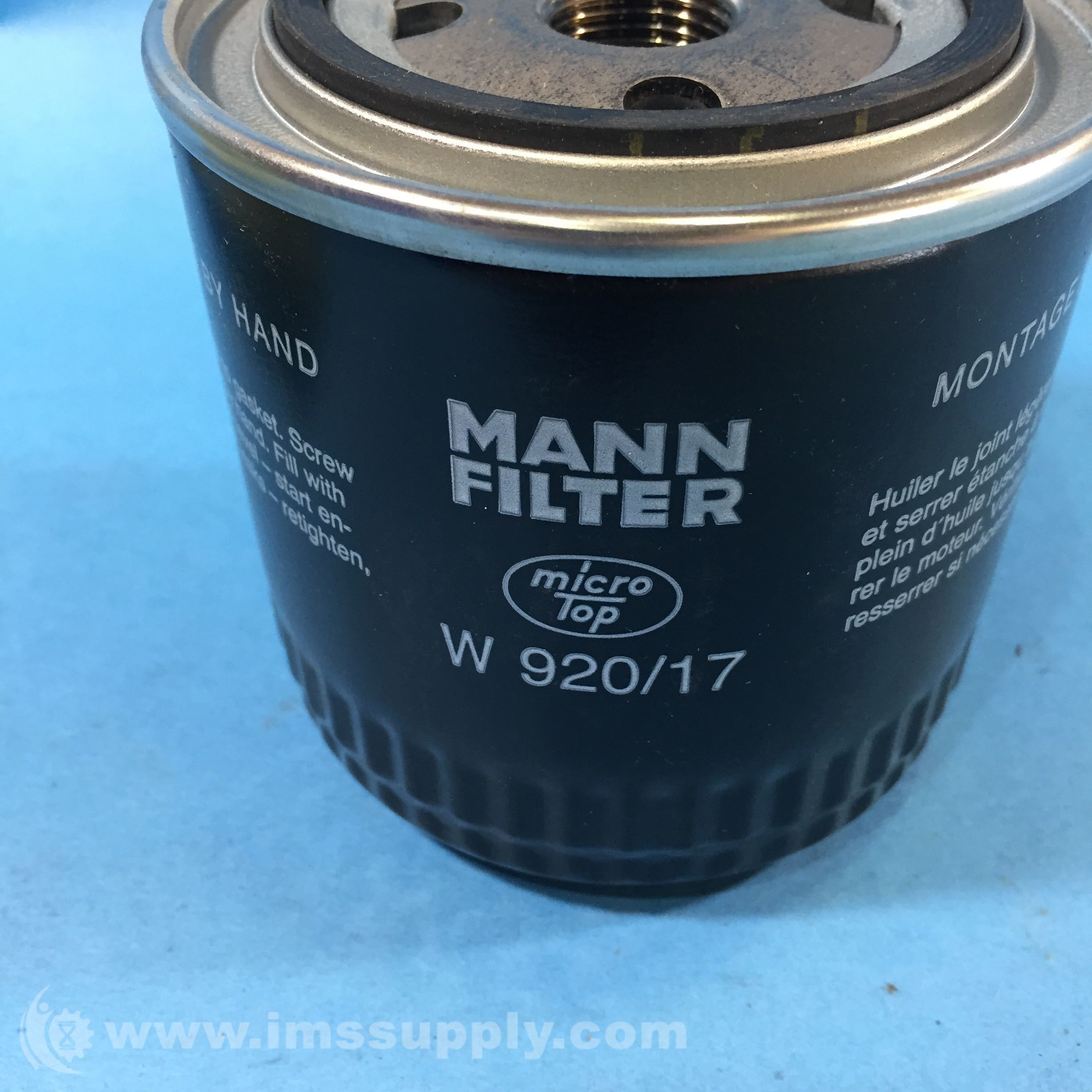 Mann Filter W 920/17 Spin-On Oil Filter - IMS Supply