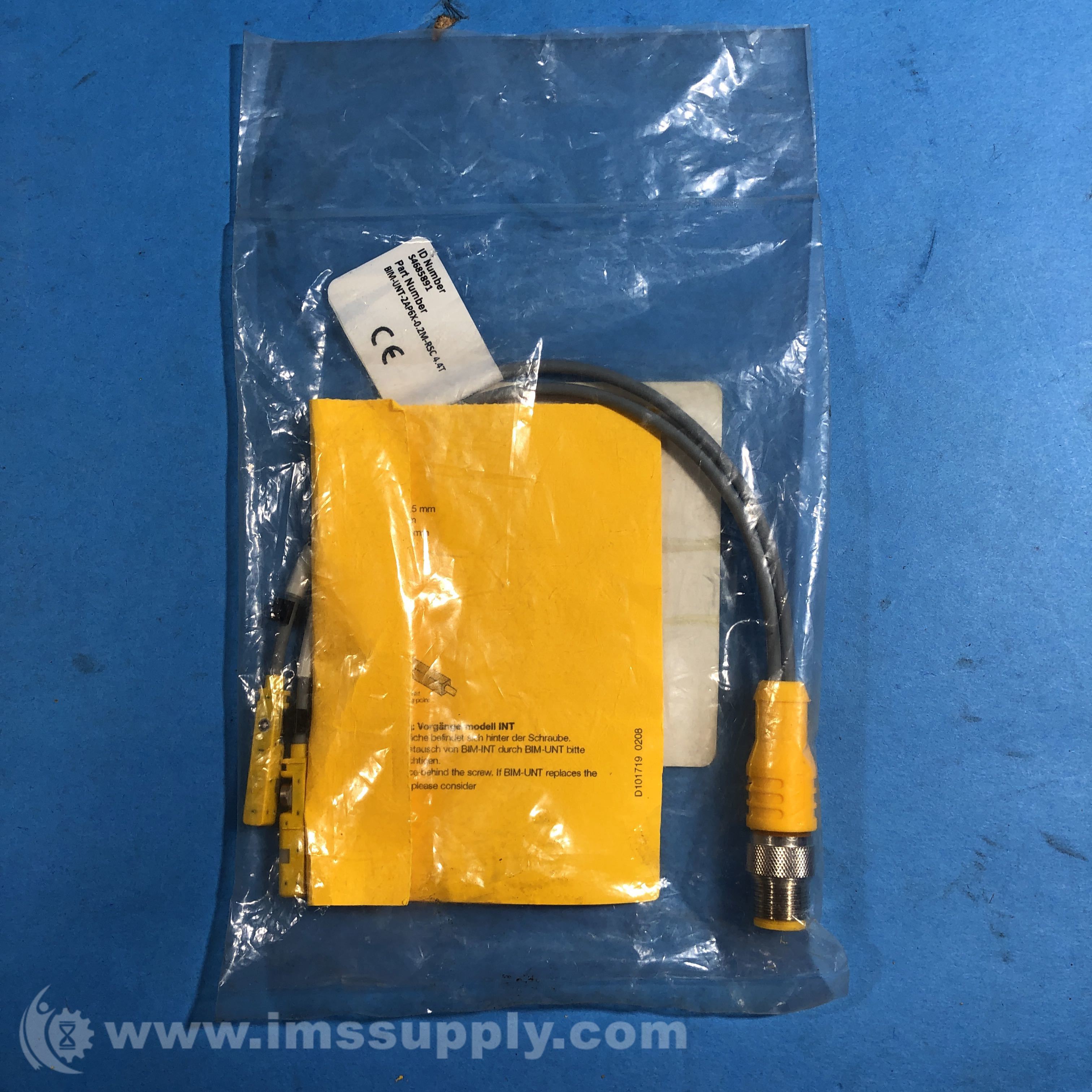 Sensore Cilindro Turck BIM-UNT-AP6X-0.2M-RS 4T | Nuovo Eccellente S4685782
