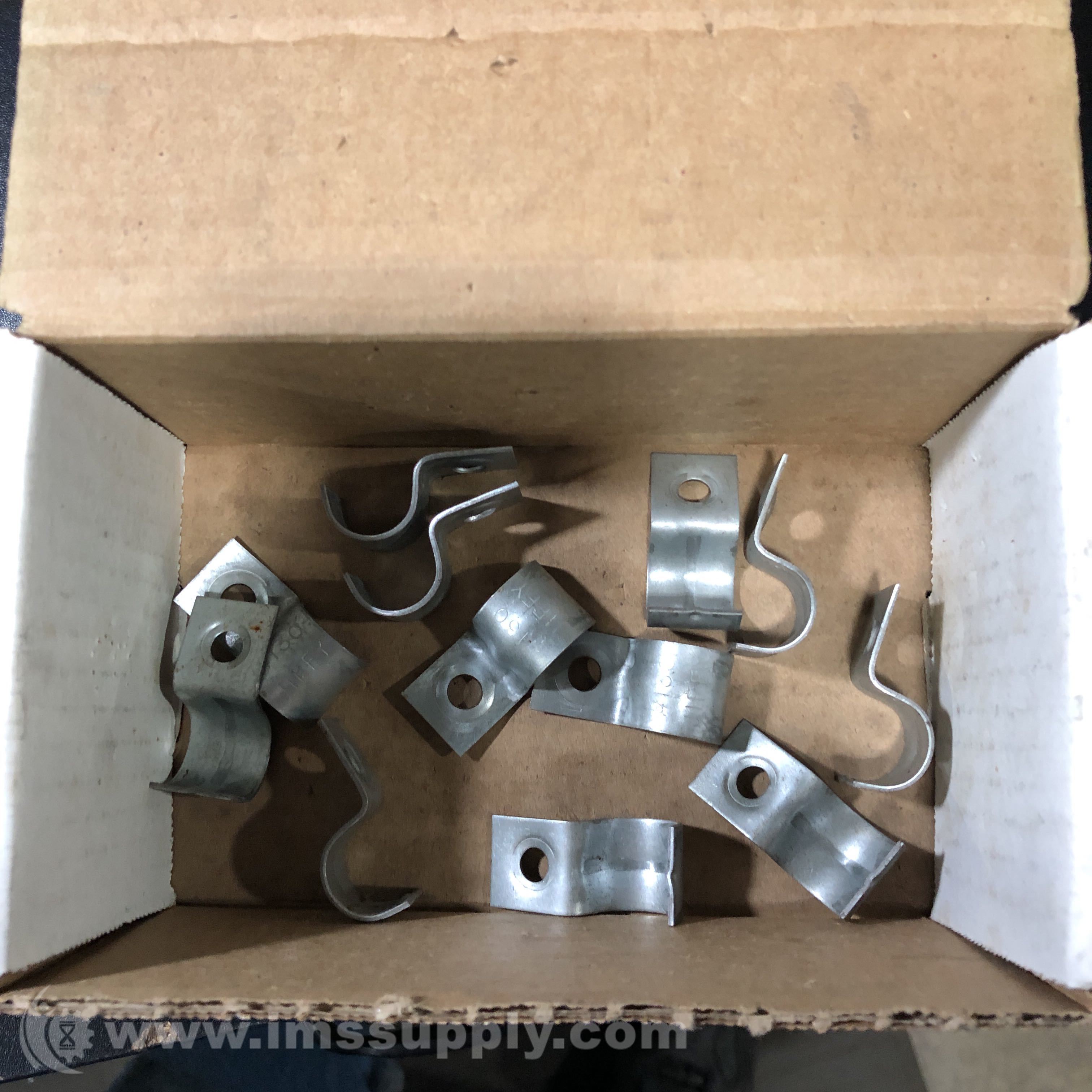 Minerallac 130 Box of 100 Jiffy Clips, One Hole Straps IMS Supply