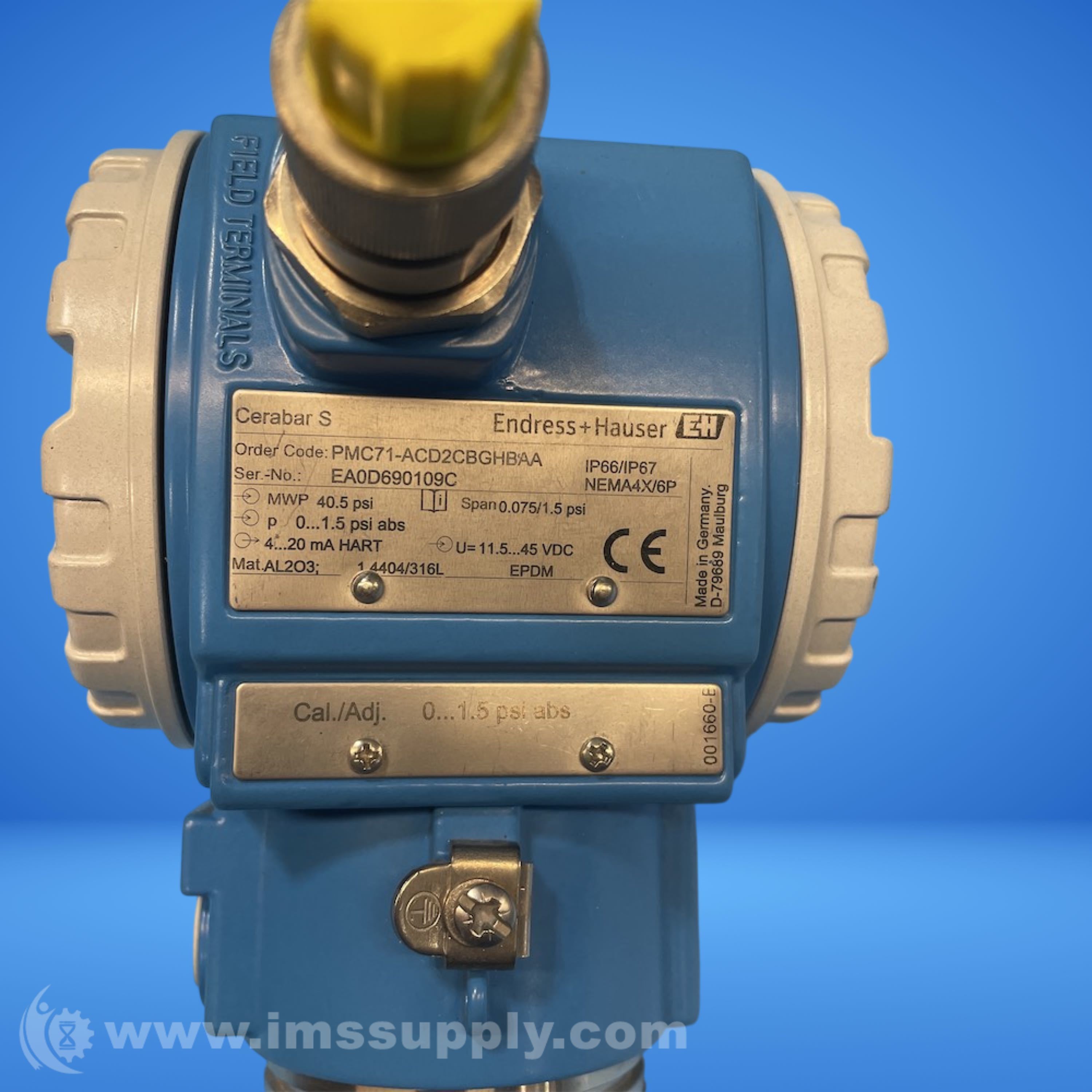 Endress+Hauser PMC71 Pressure Transmitter - IMS Supply
