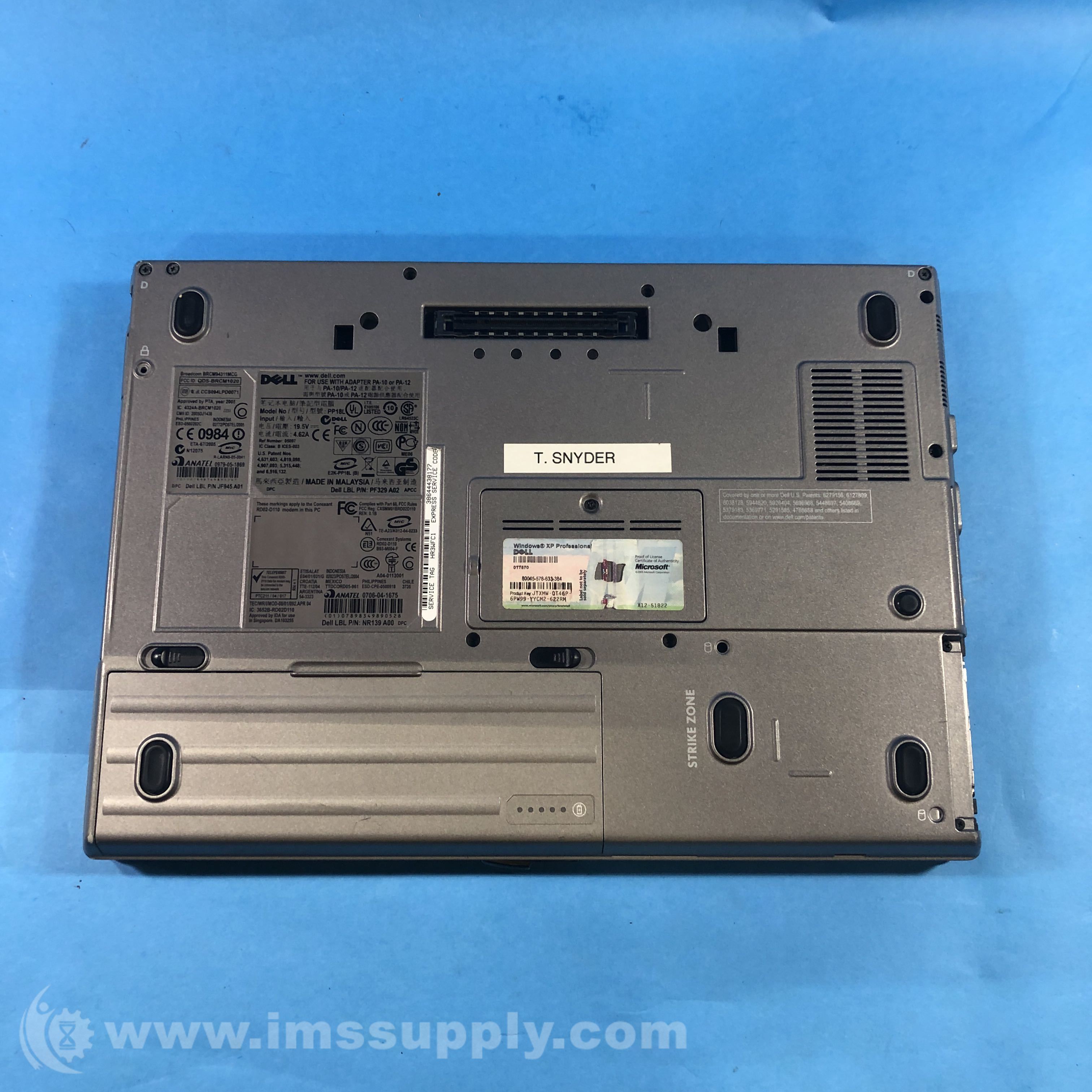 Dell PP18L Laptop IMS Supply