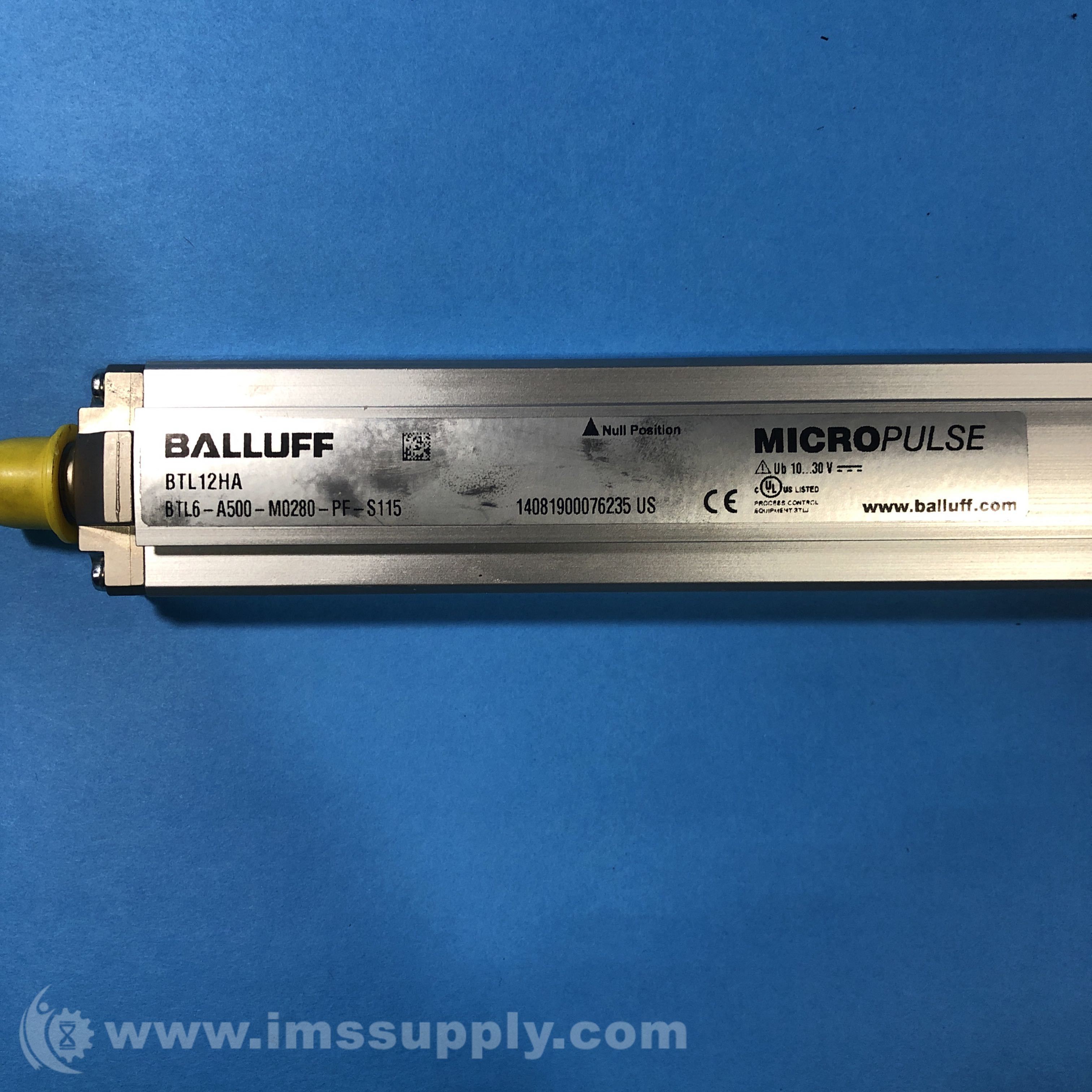 Balluff BTL6-A500-M0280-PF-S115 MicroPulse Position Sensor - IMS Supply