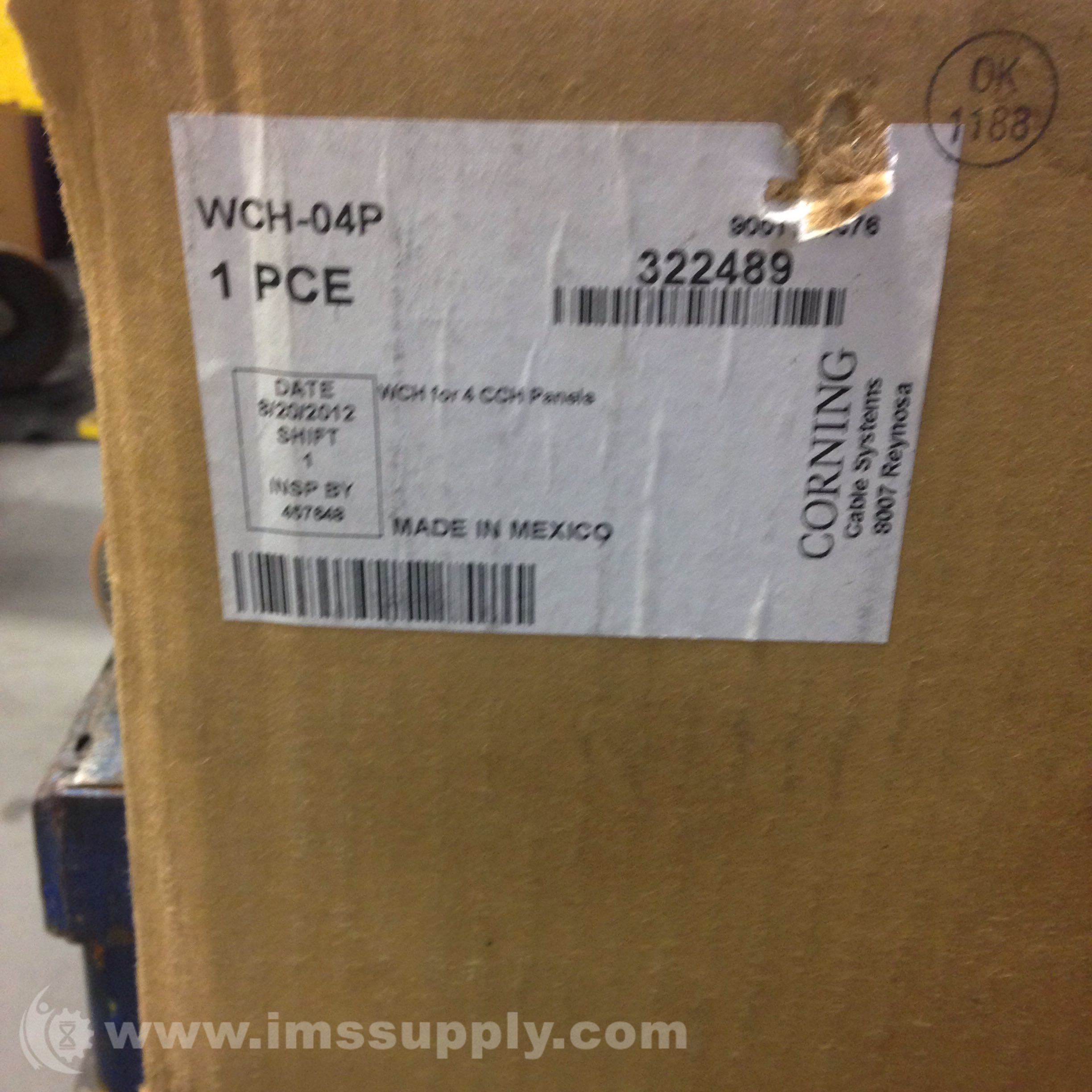 Corning WCH04P WallMountable Closet Housing Hold 4CCH Panels IMS Supply