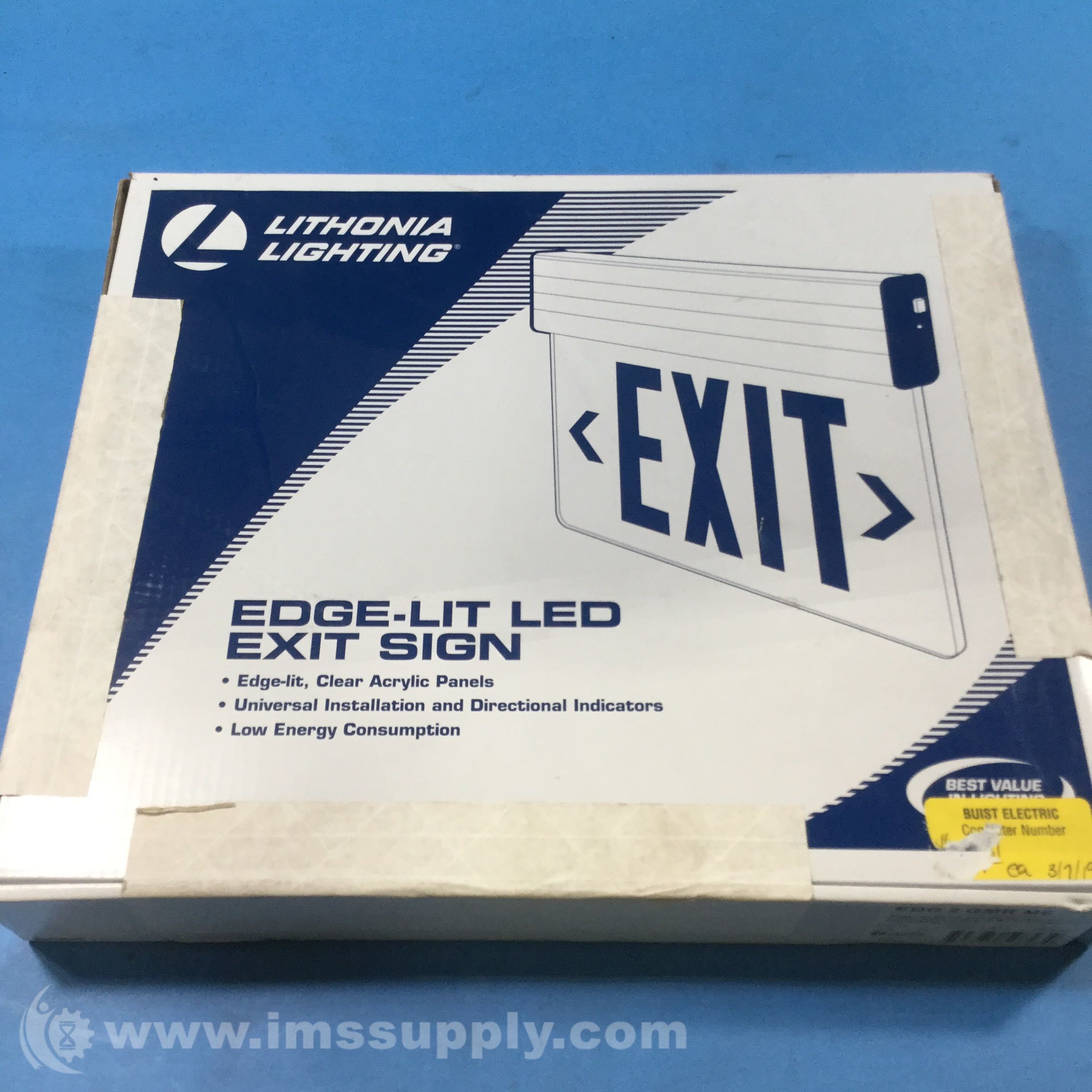 Lithonia Lighting EDG 2 GMR M6 LED EdgeLit Exit Sign IMS Supply
