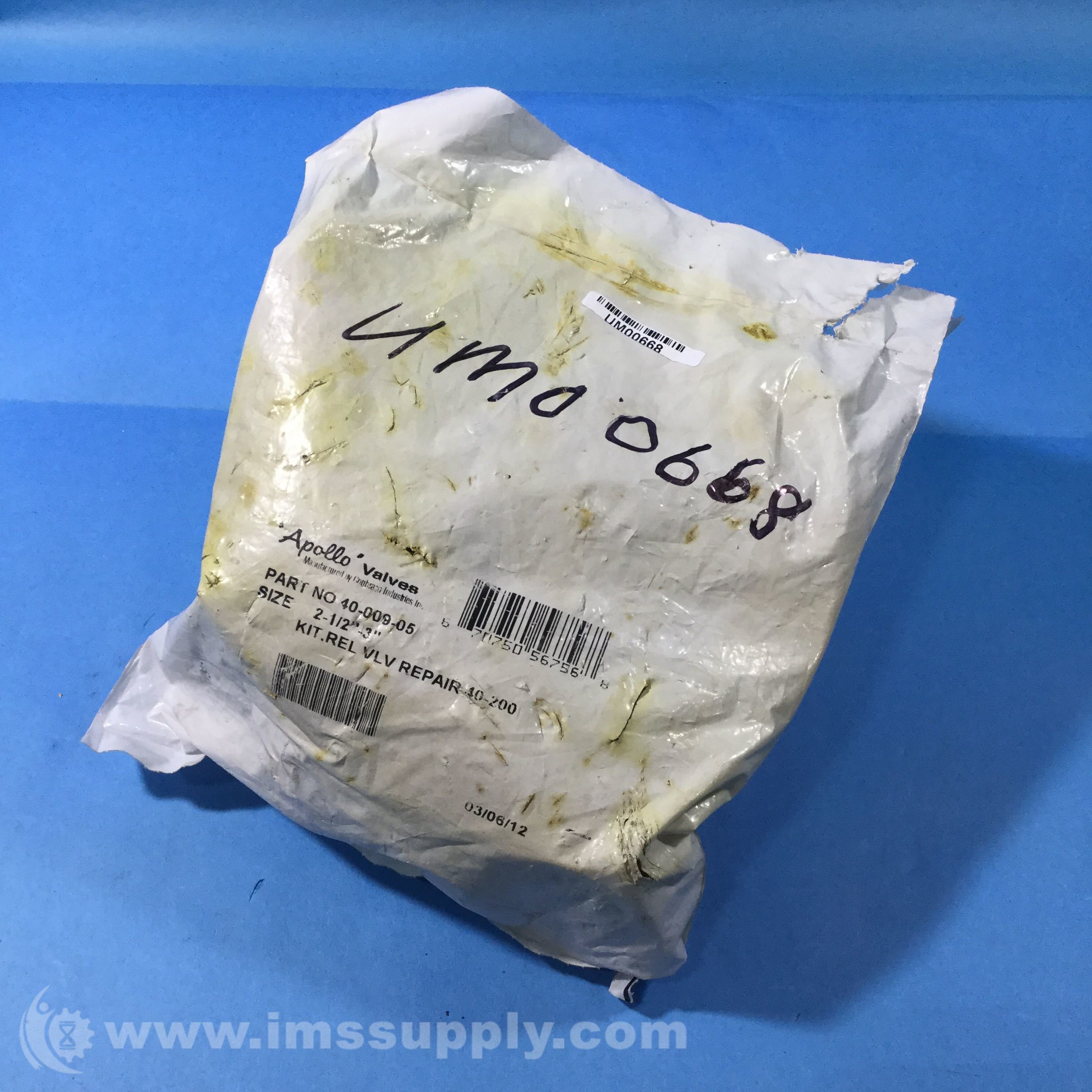 Apollo 4000905 Relief Valve Repair Kit, 21/23 IMS Supply