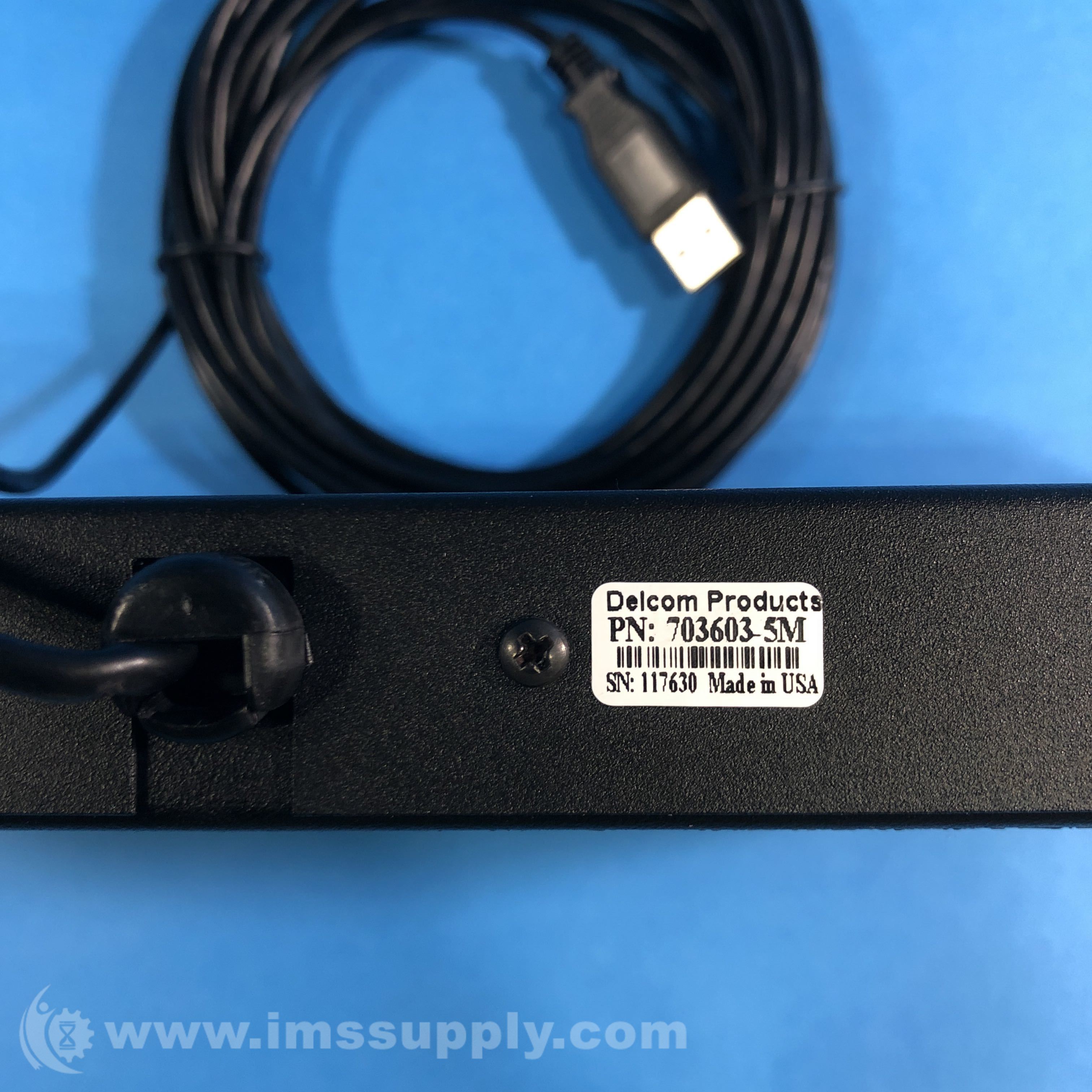 Delcom Products Inc. 703603-5M USB HID Triple Foot Switch - IMS Supply