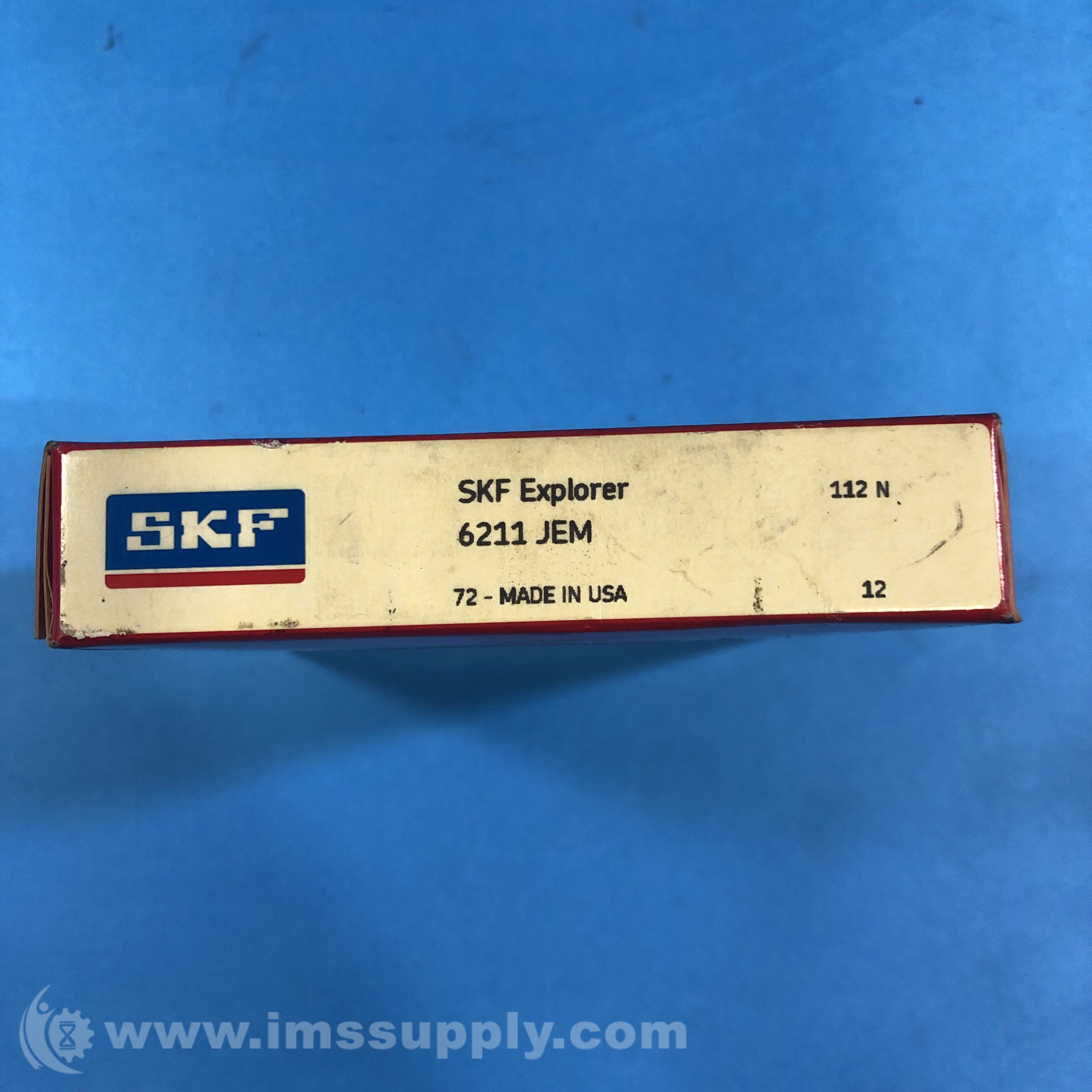 SKF 6211 JEM Deep Groove Ball Bearing IMS Supply