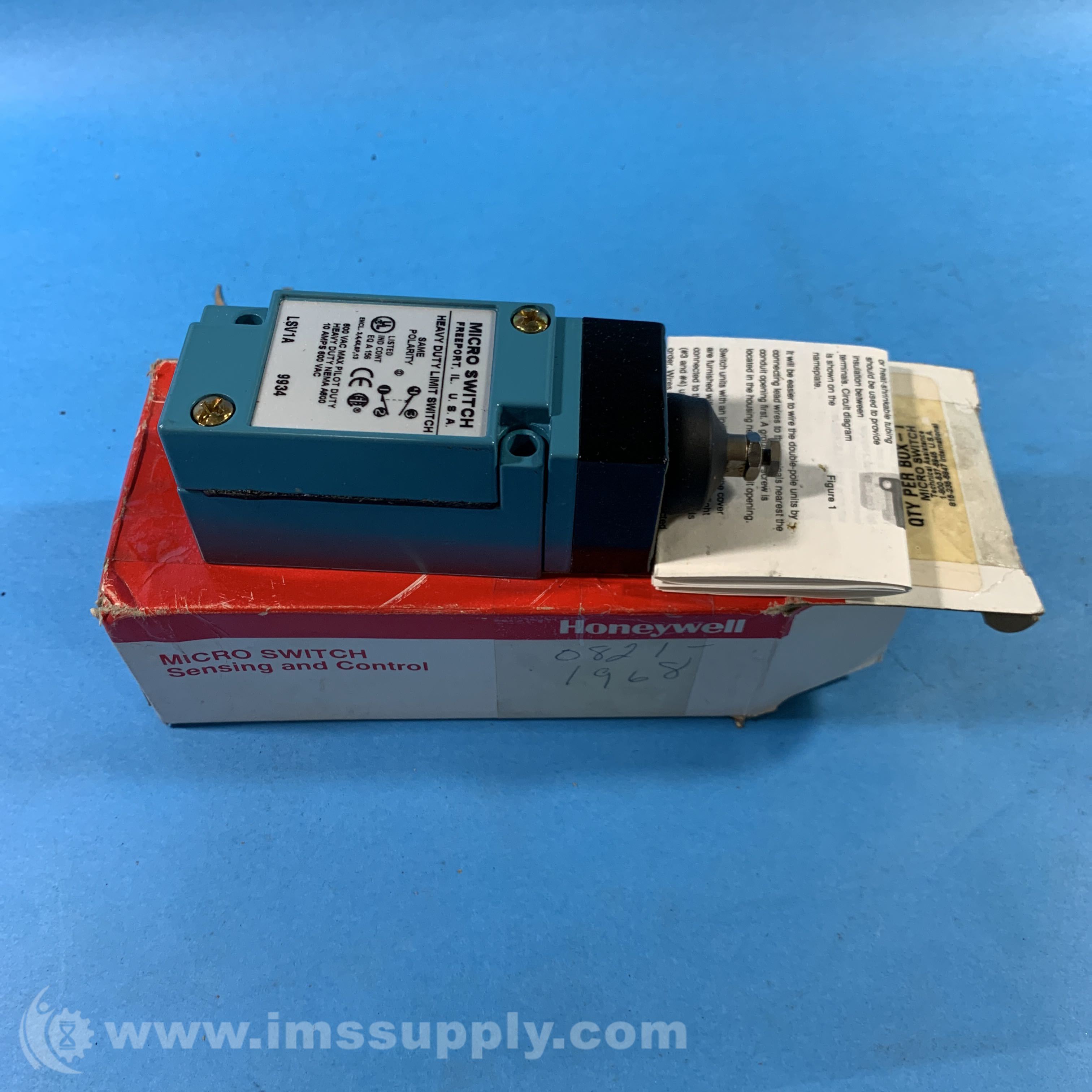 Honeywell Microswitch LSV1A HDLS Series HeavyDuty Limit Switch IMS