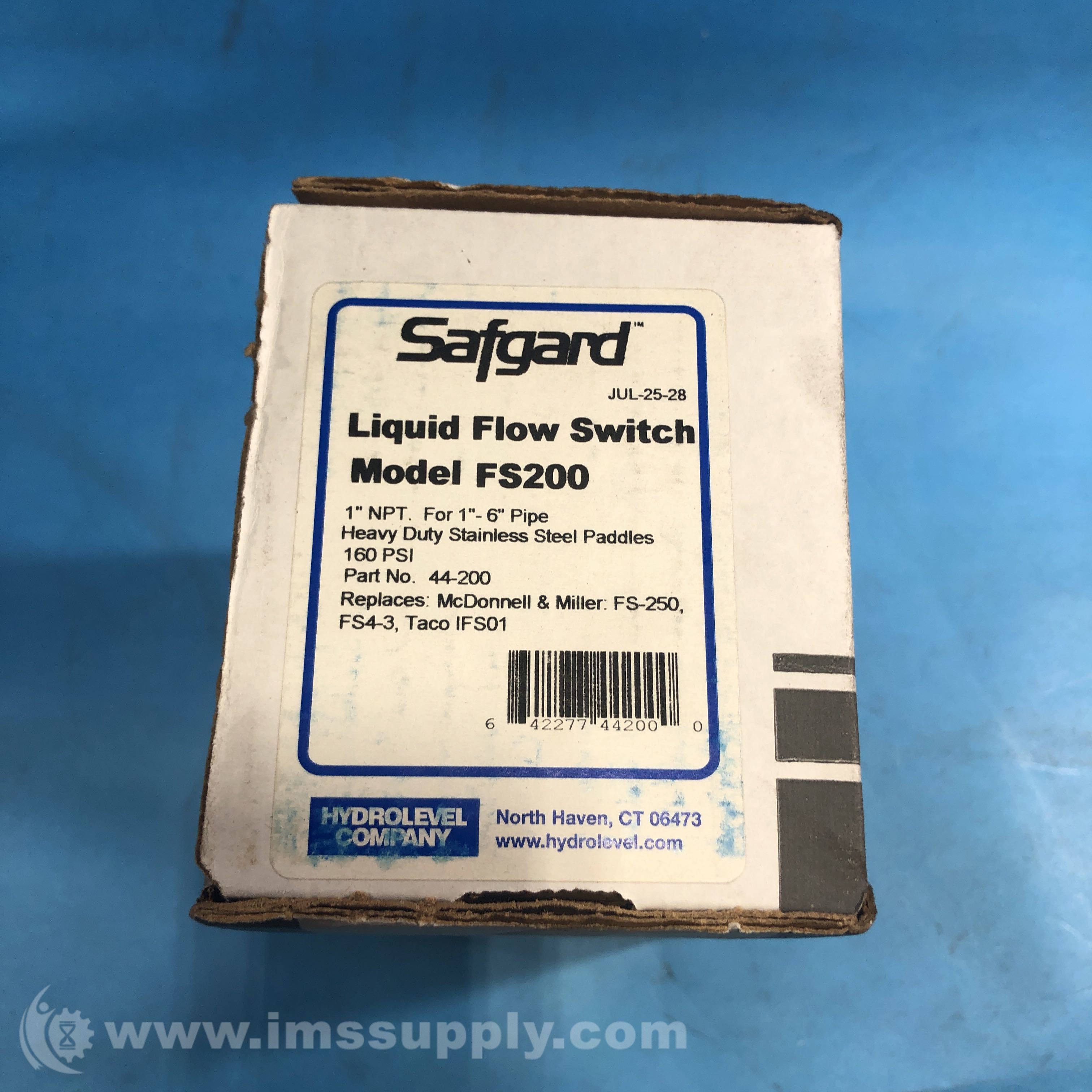 Hydrolevel 44200 General Purpose Liquid Flow Switch IMS Supply