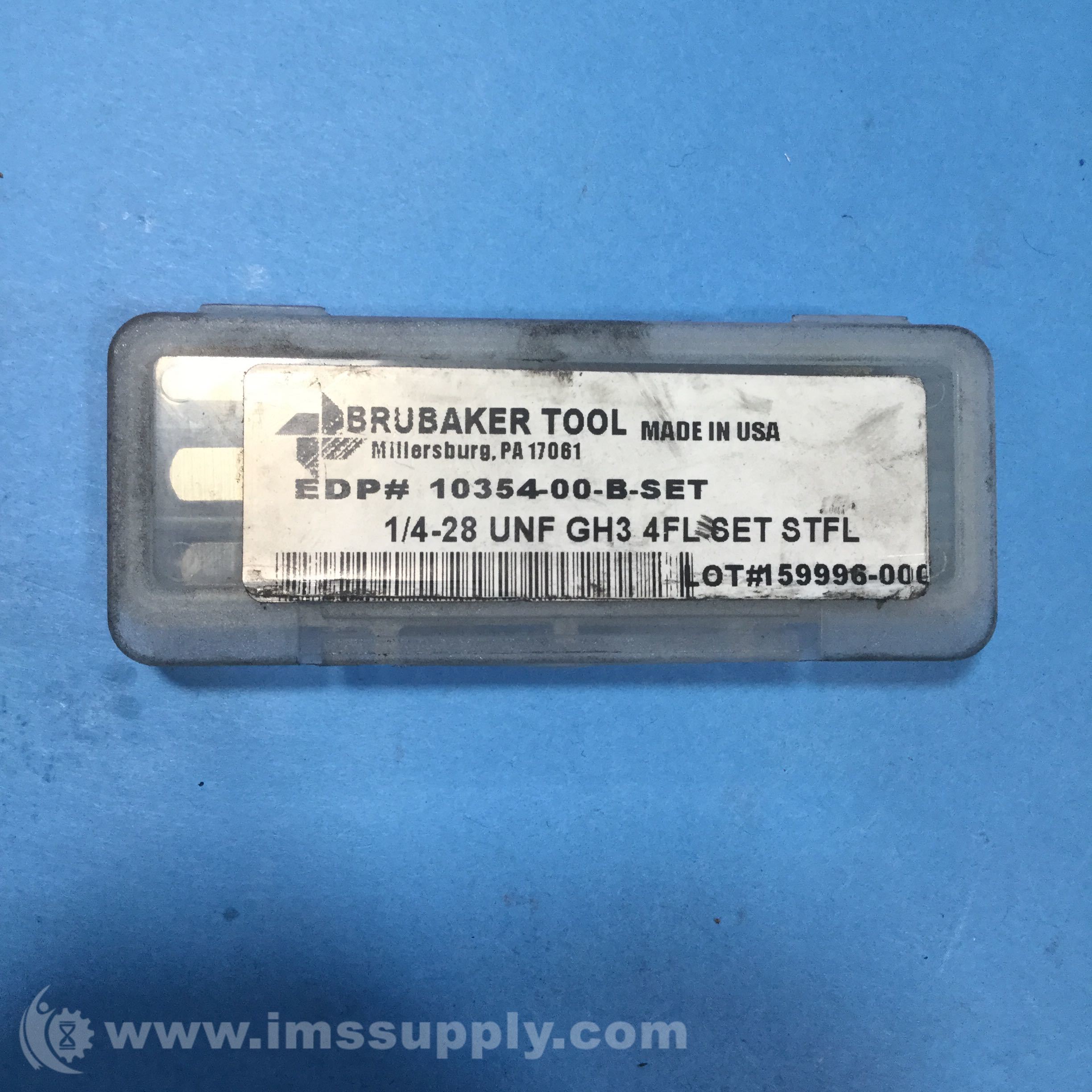 Brubaker Tool 1035400BSET Pack of 3 Taps IMS Supply