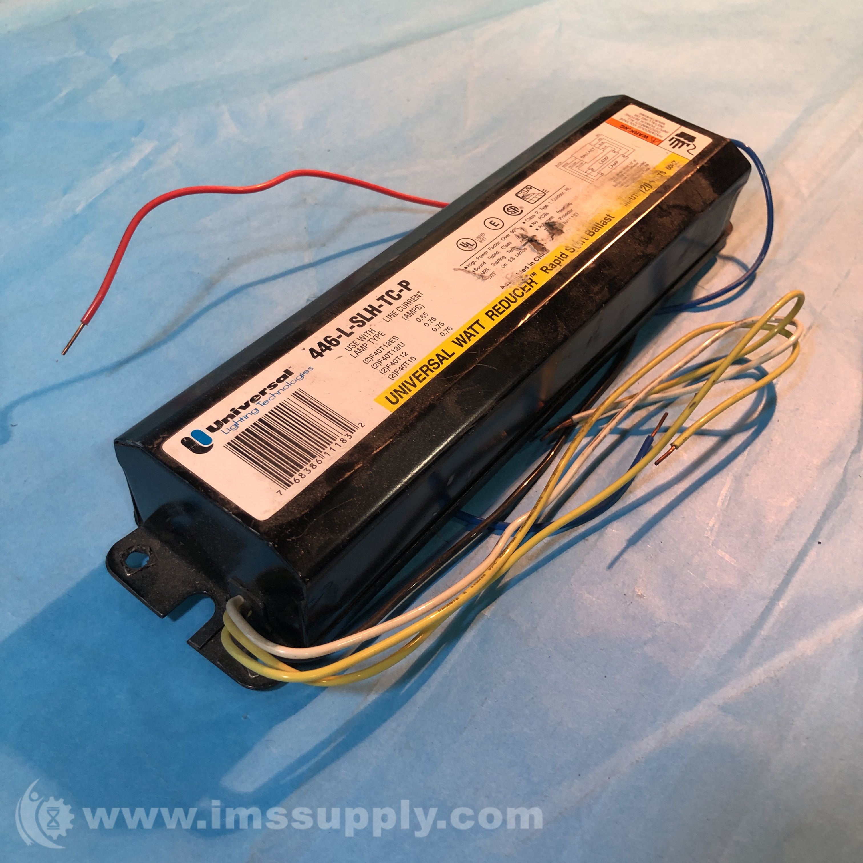 Universal Lighting 446LSLHTCP Rapid Start Ballast IMS Supply
