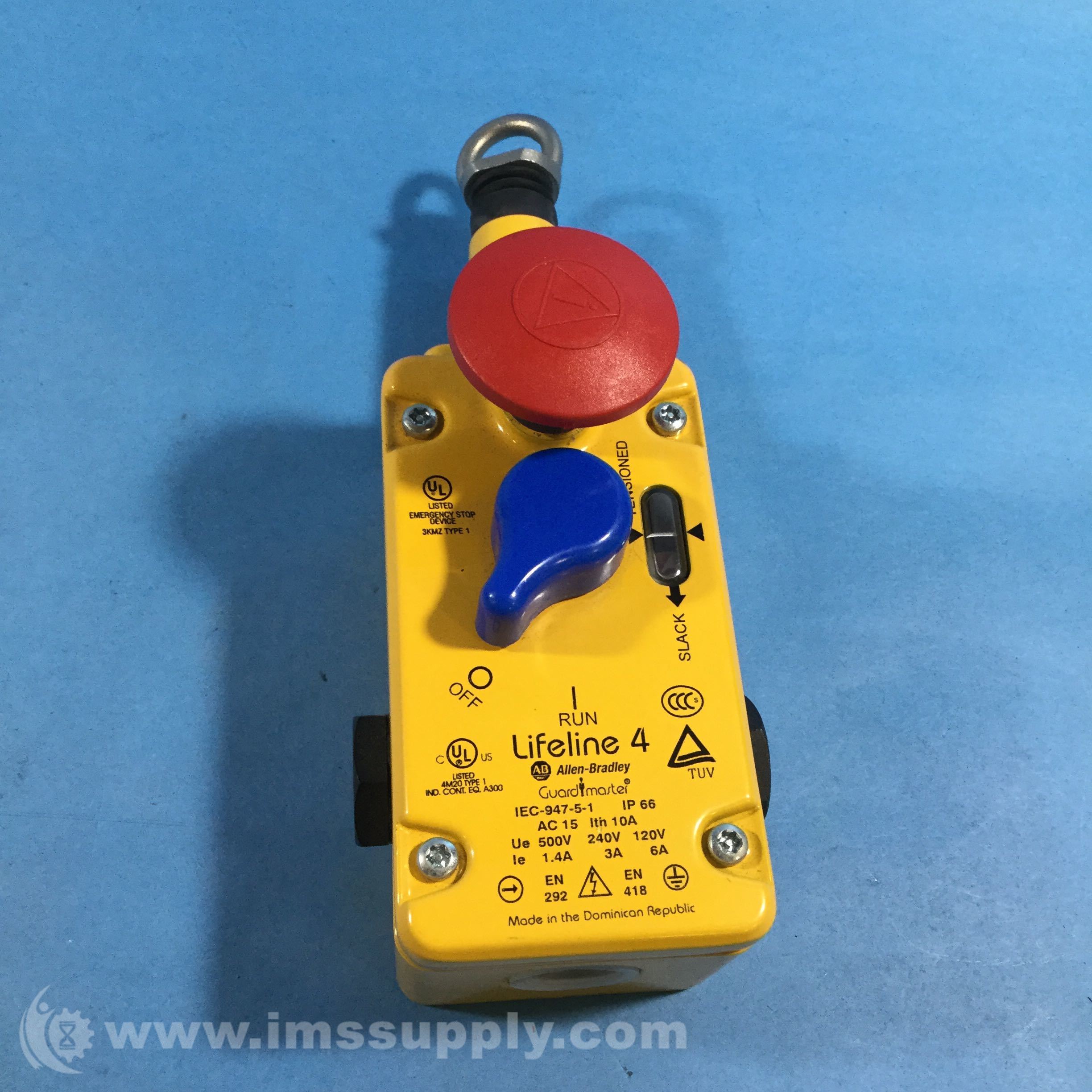 Allen Bradley 400EL13042 Switch, Cable Pull, Emergency Stop IMS Supply