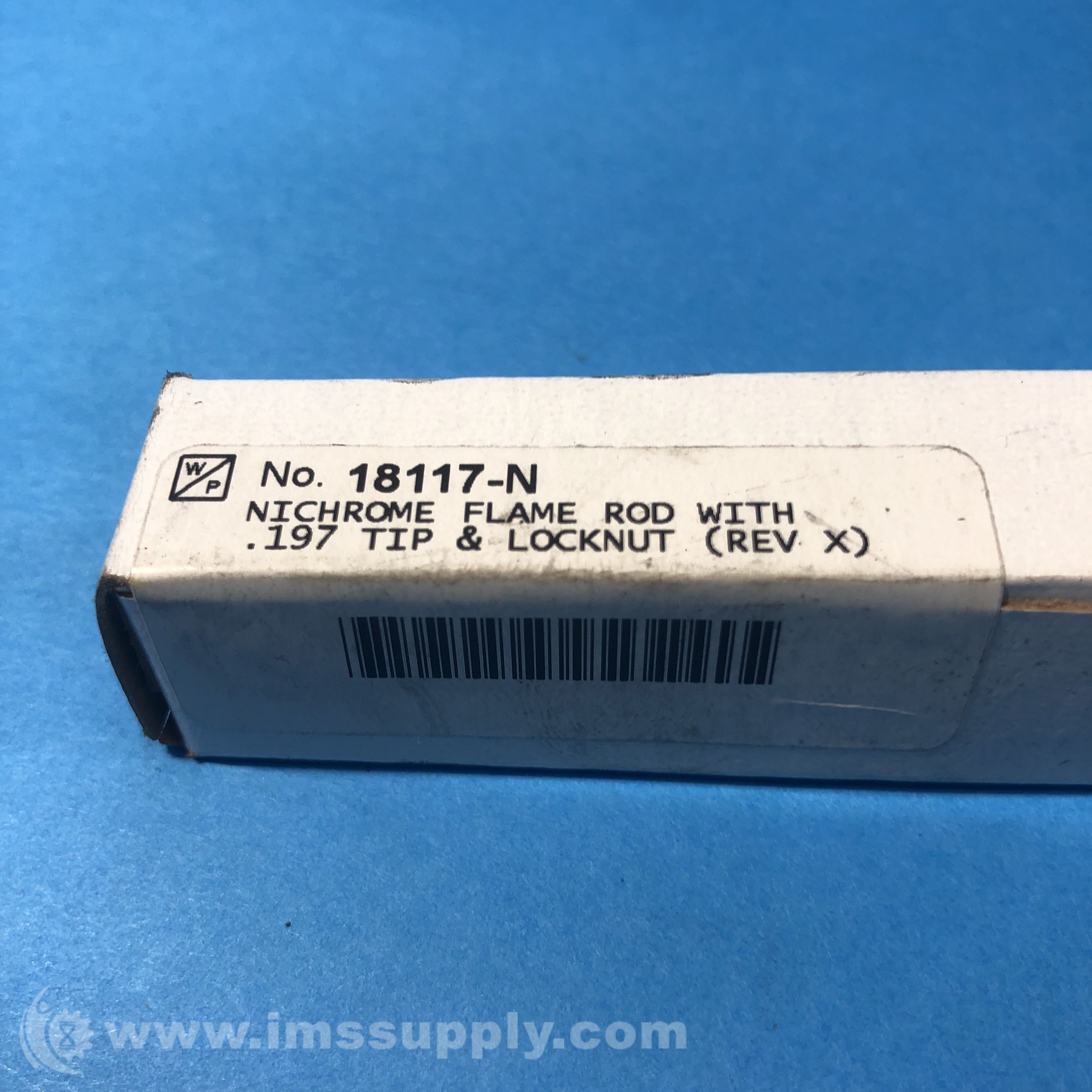 Maxon 18117-N Nichrome Flame Rod w/ .197 Tip and Locknut Maxon 18117-N Nichrome Flame Rod w/ .197 Tip and Locknut
