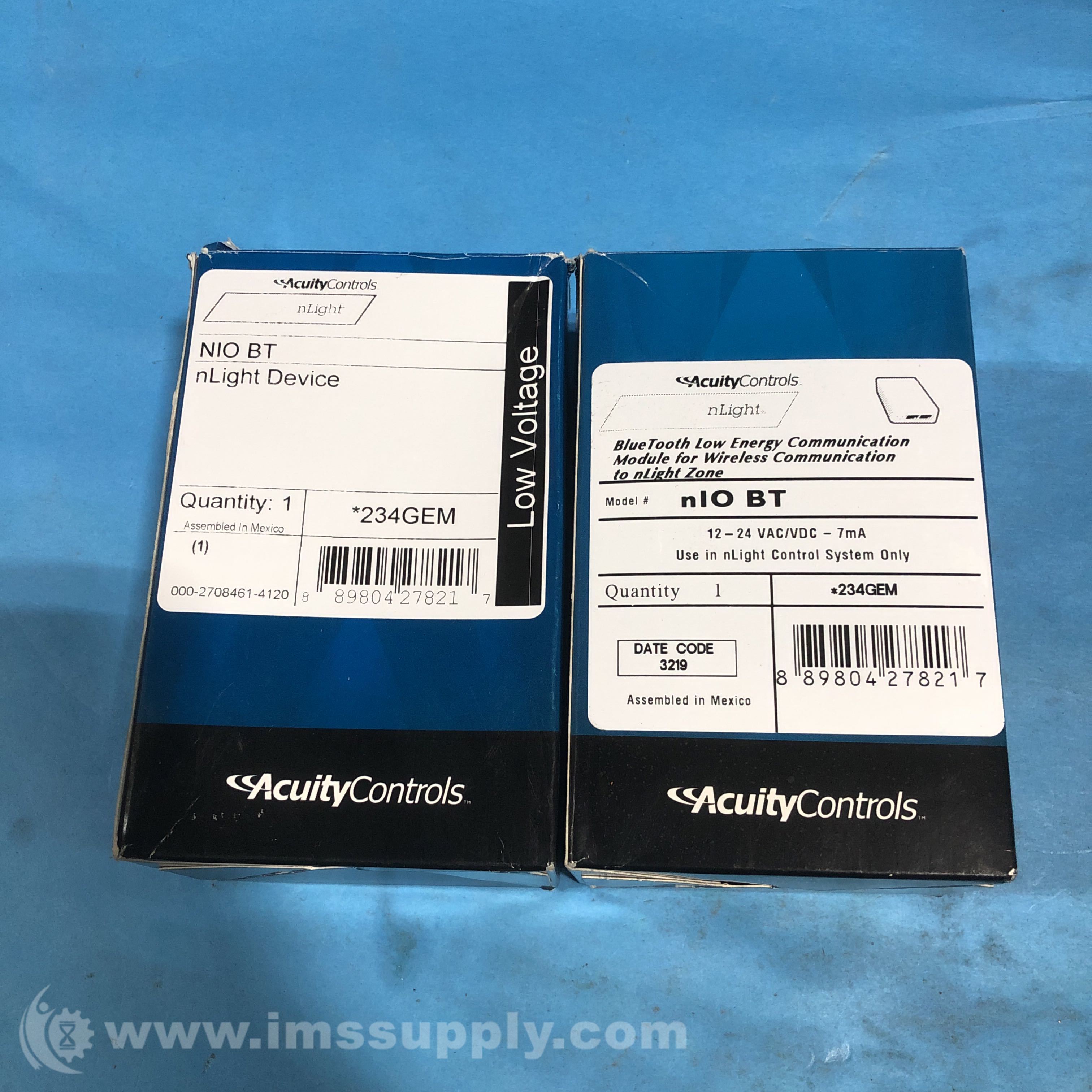 Acuity Controls nIO BT Bluetooth Low Energy Communication Module IMS