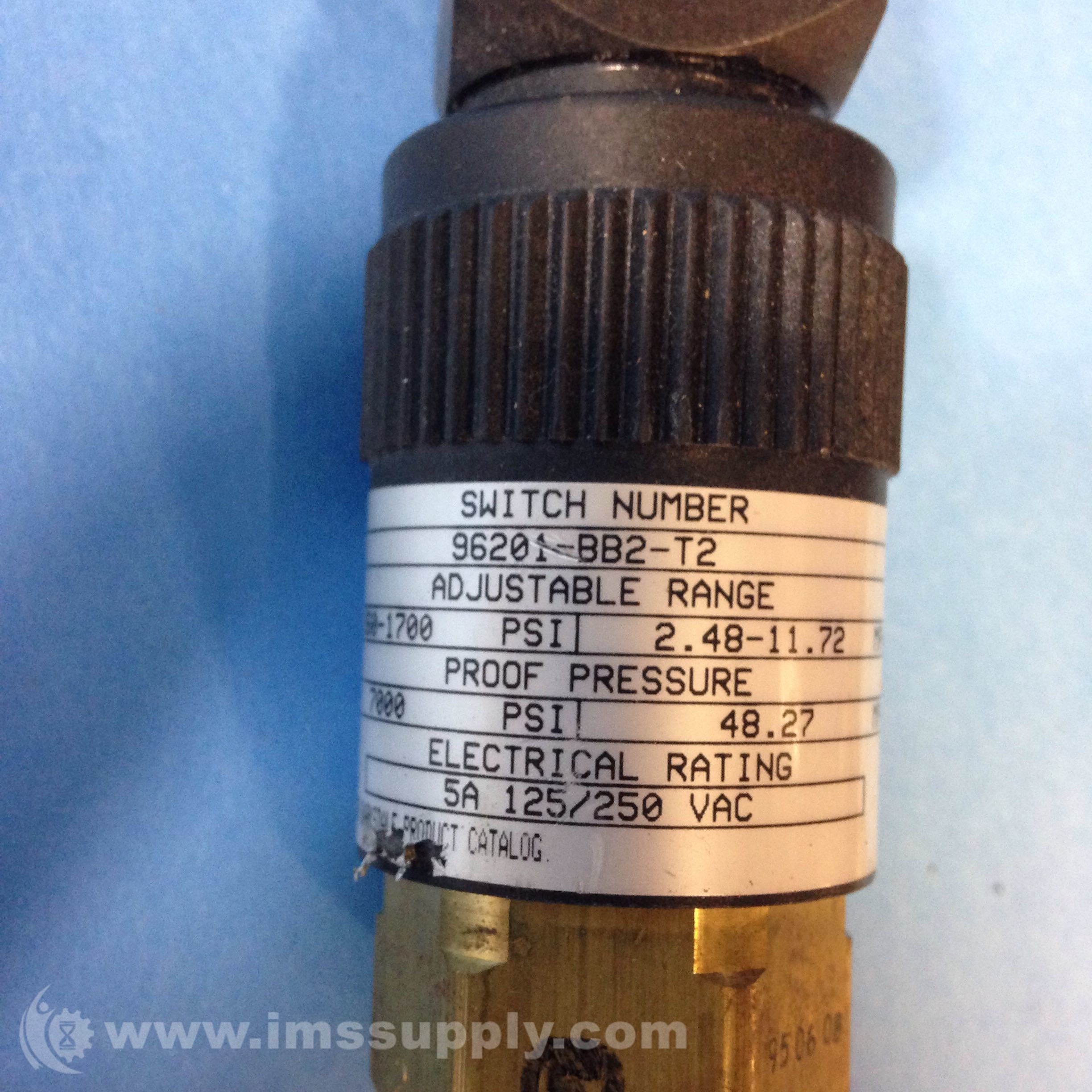 Barksdale 96201BB2T2 Pressure Switch IMS Supply