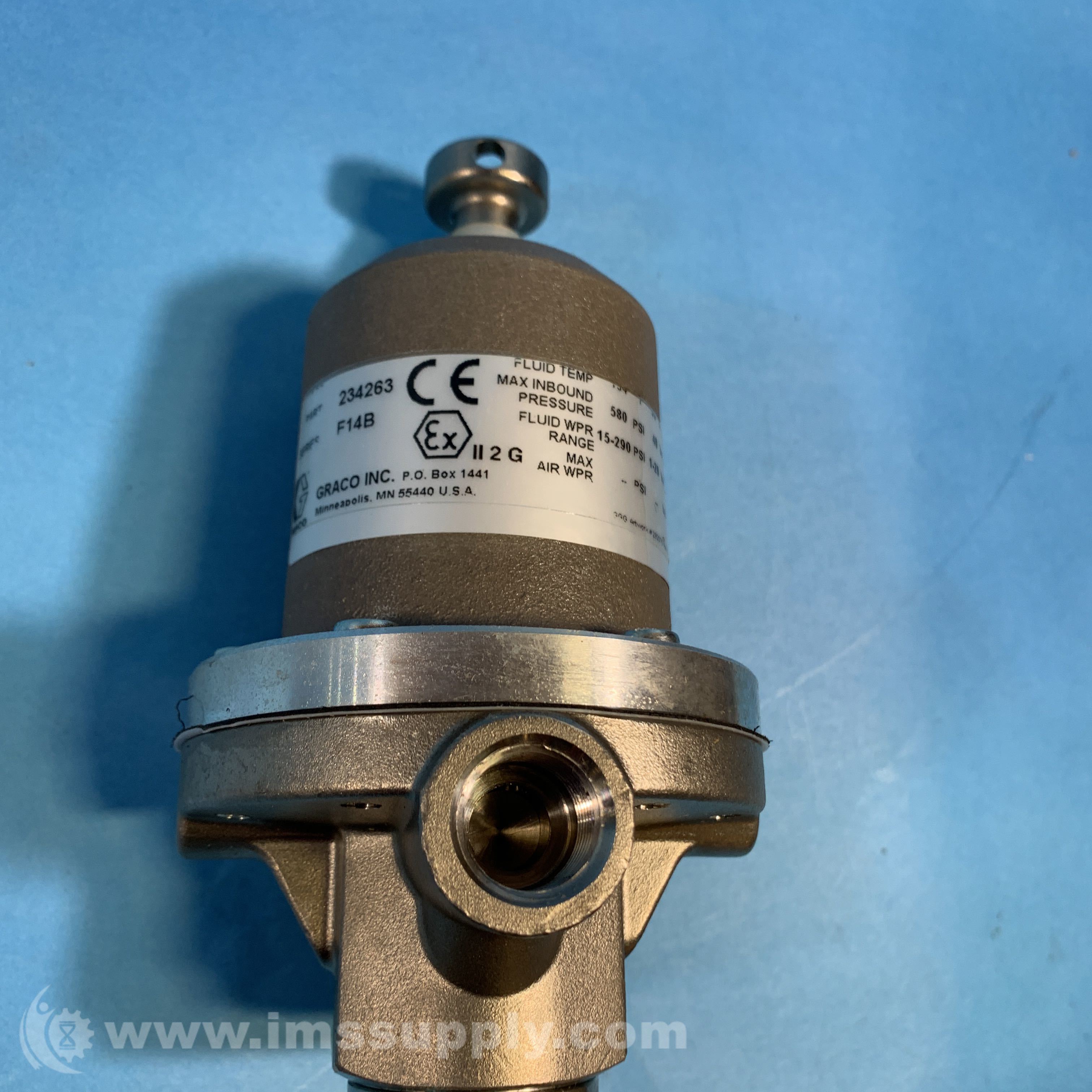 なんでも鑑定団よりも驚き！ Low F14B Series 234263 Graco Pressure IMS - Regulator Fluid アイドル