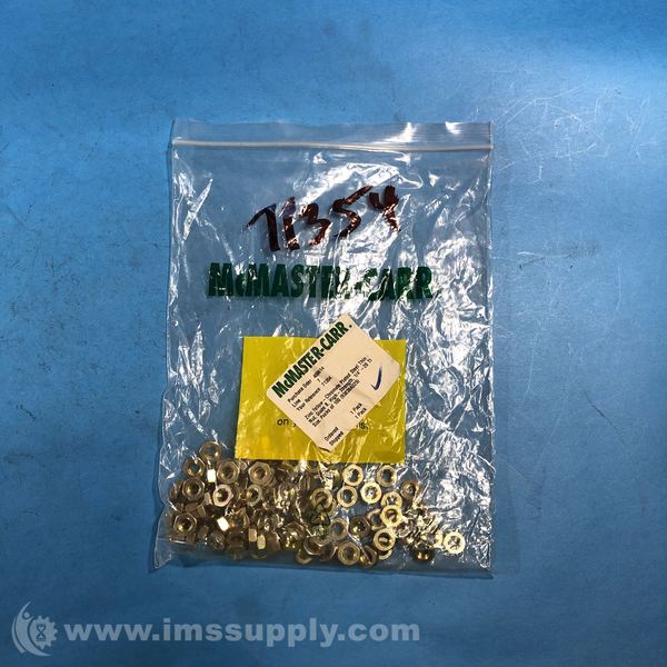 McMasterCarr 71354 Hex Jam Nuts, Stainless steel, Pack of 100 IMS Supply