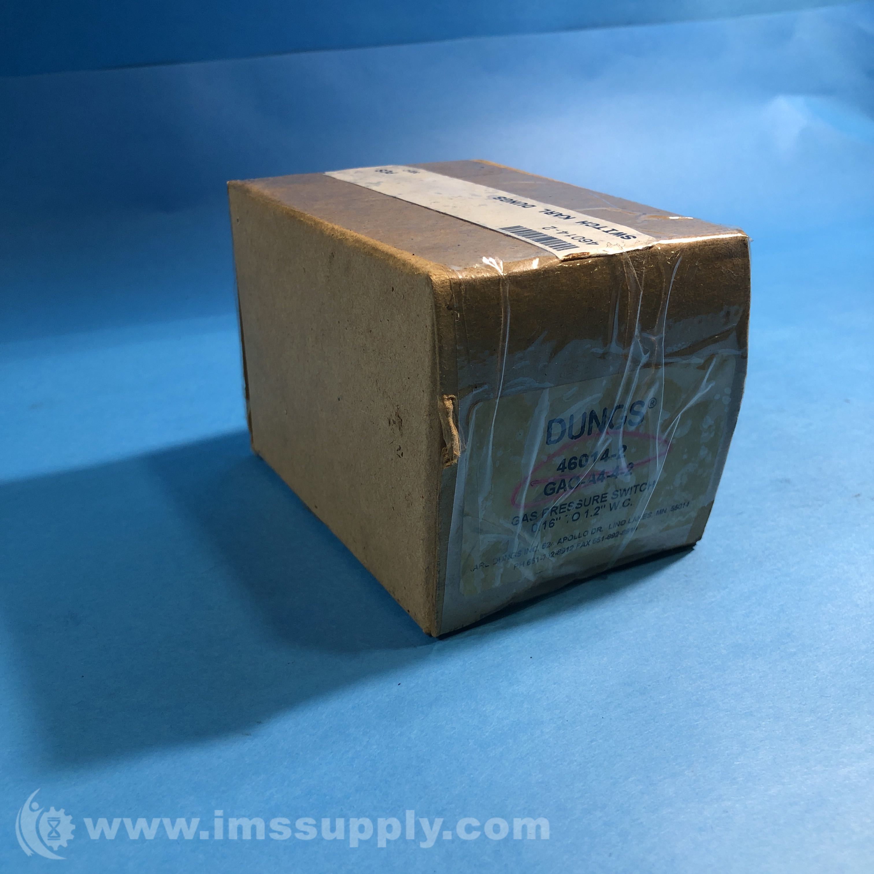 Dungs GAOA442 High or Low Gas Pressure Switch IMS Supply