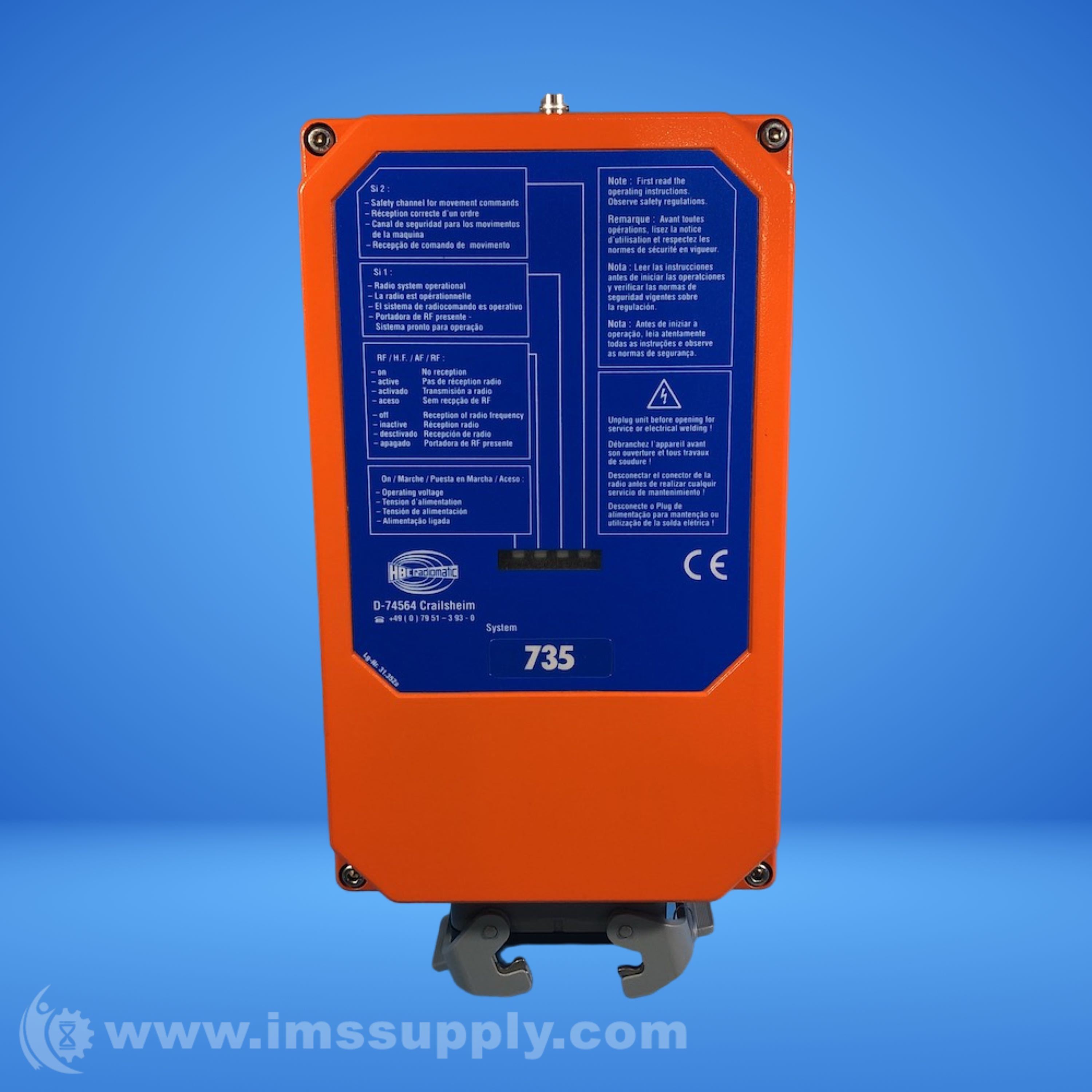 HBC-radiomatic FSE 735 Wireless Crane Remote Control - IMS Supply