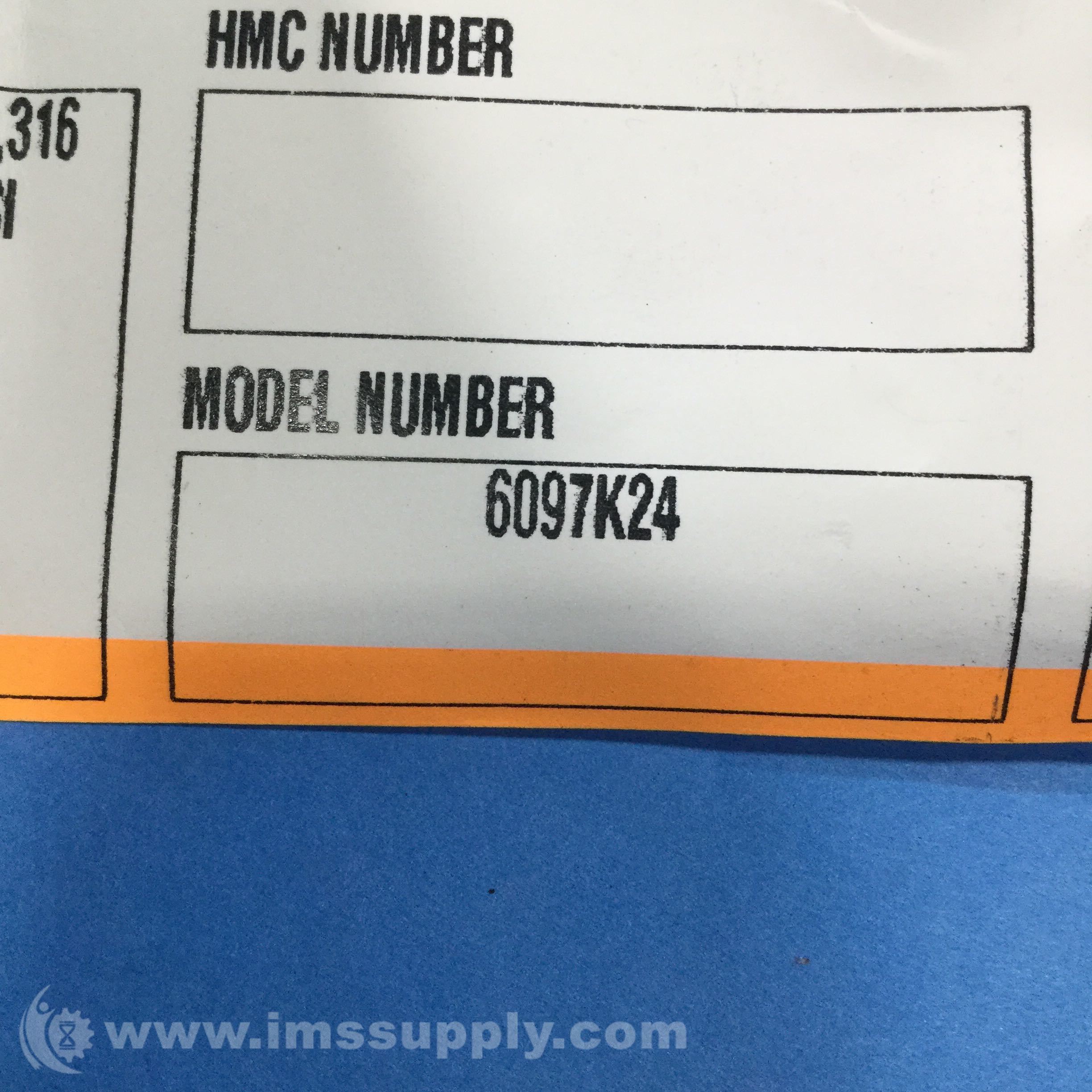McMasterCarr 6097K24 CorrosionResist Partially Threaded Rod Bolt IMS