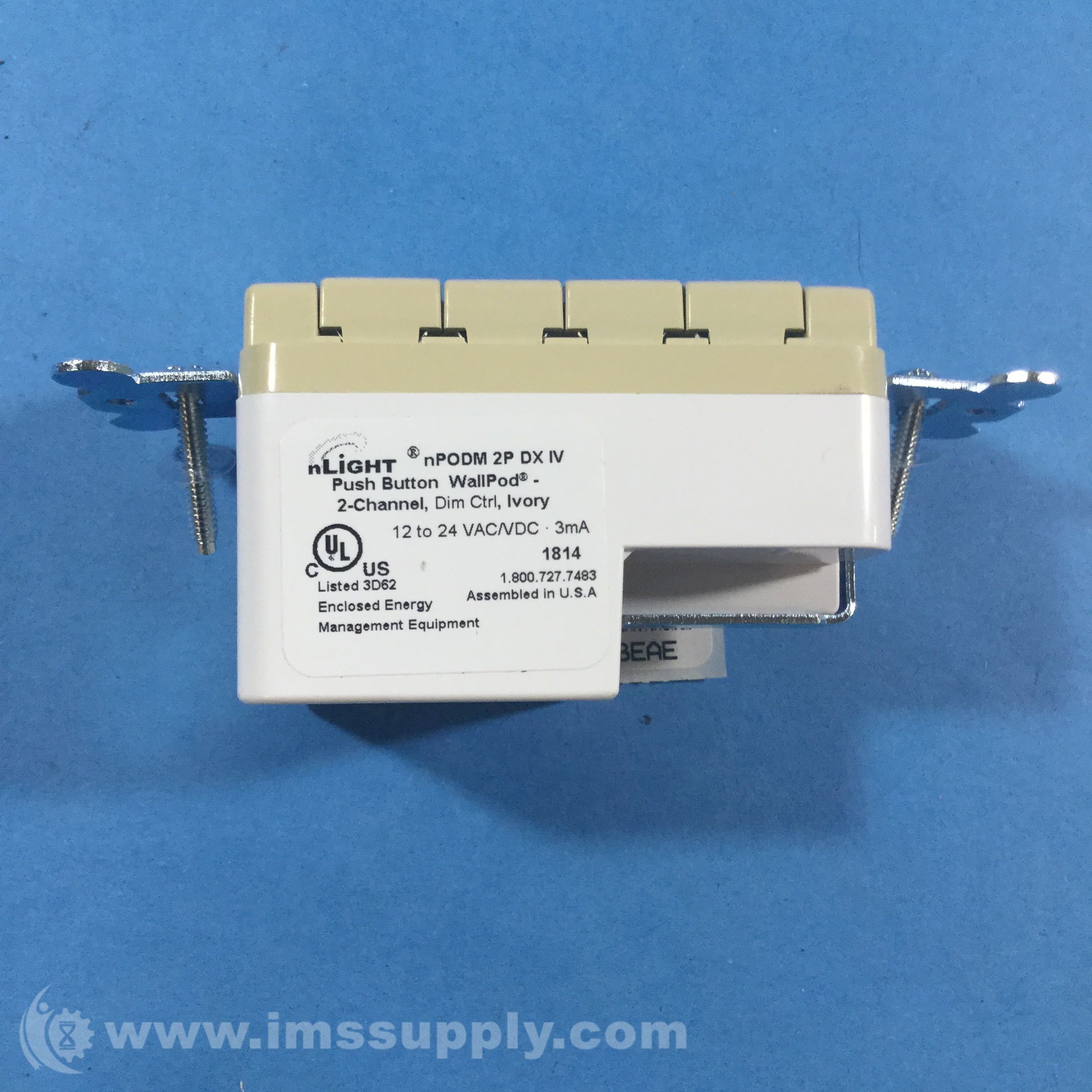 Sensor Switch nPODM 2P DX IV 2Pole Low Voltage WallPod IMS Supply