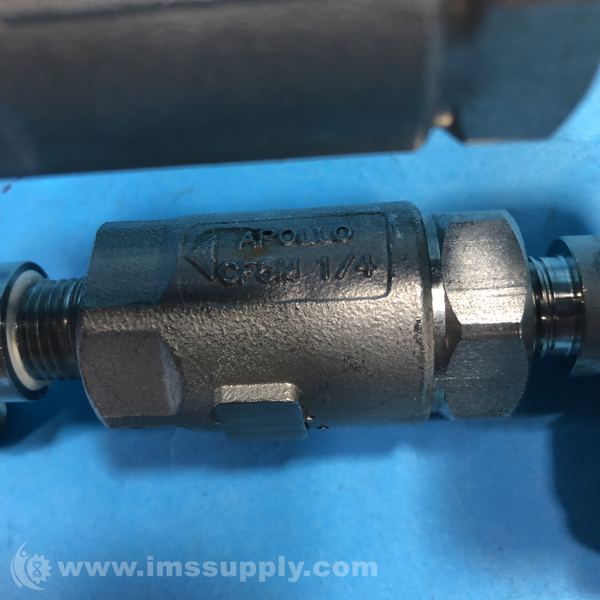 Apollo AU 125S 400CWP Inline Check Valve IMS Supply