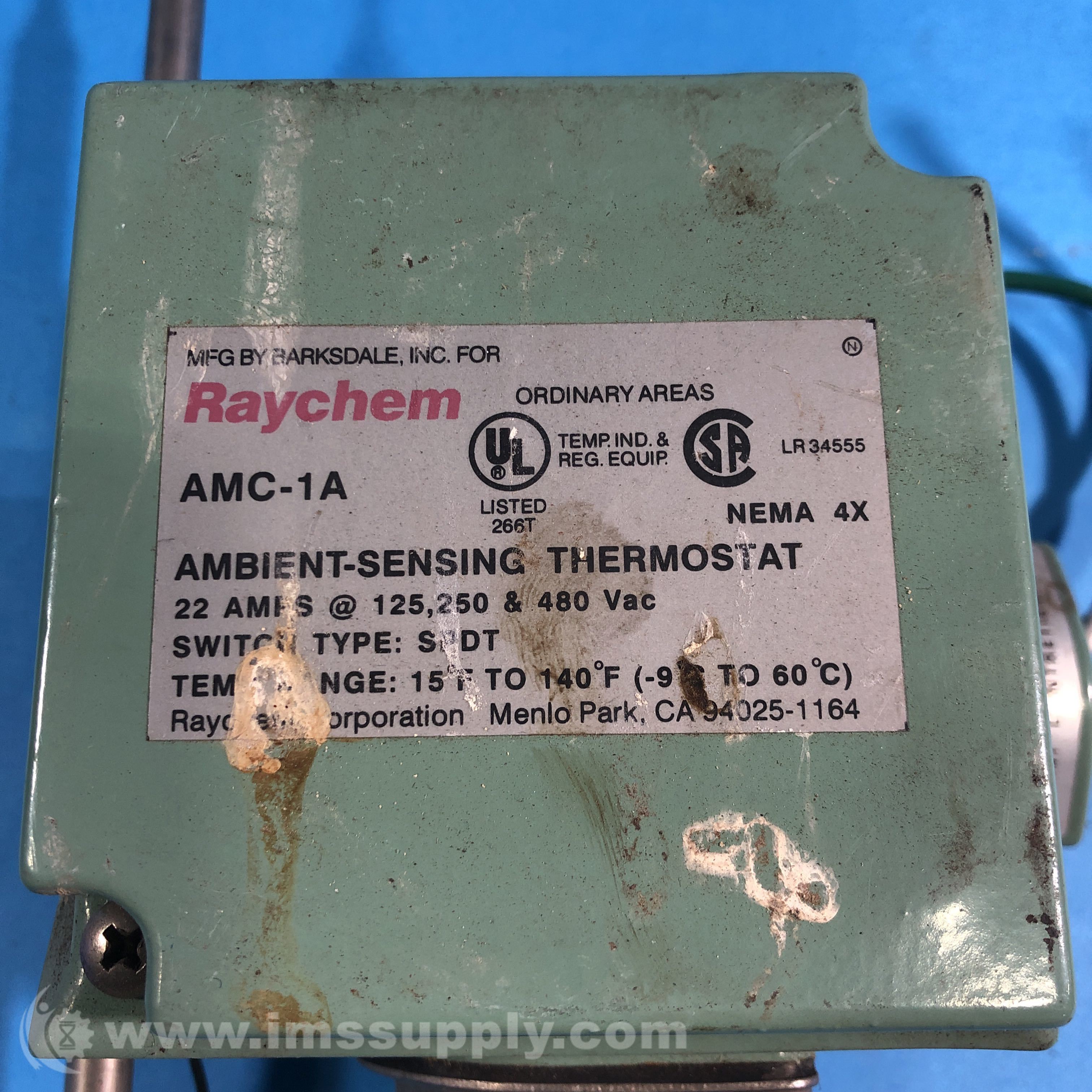 Raychem AMC1A AmbientSensing Thermostat IMS Supply