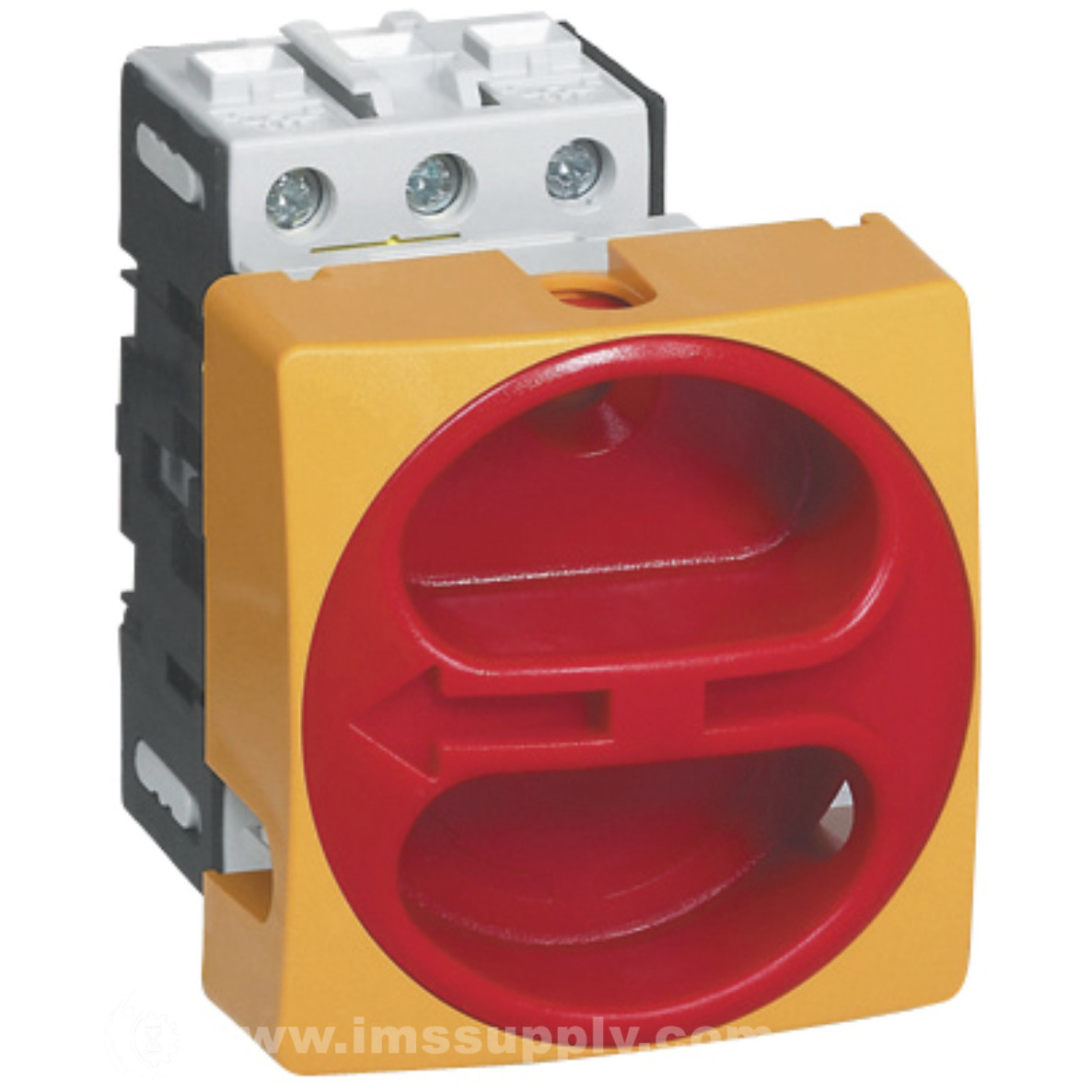 Baco Controls 0172143 32A 4 Pole Disc Sw, Panel Mnt, Yel/Red Pad - IMS ...