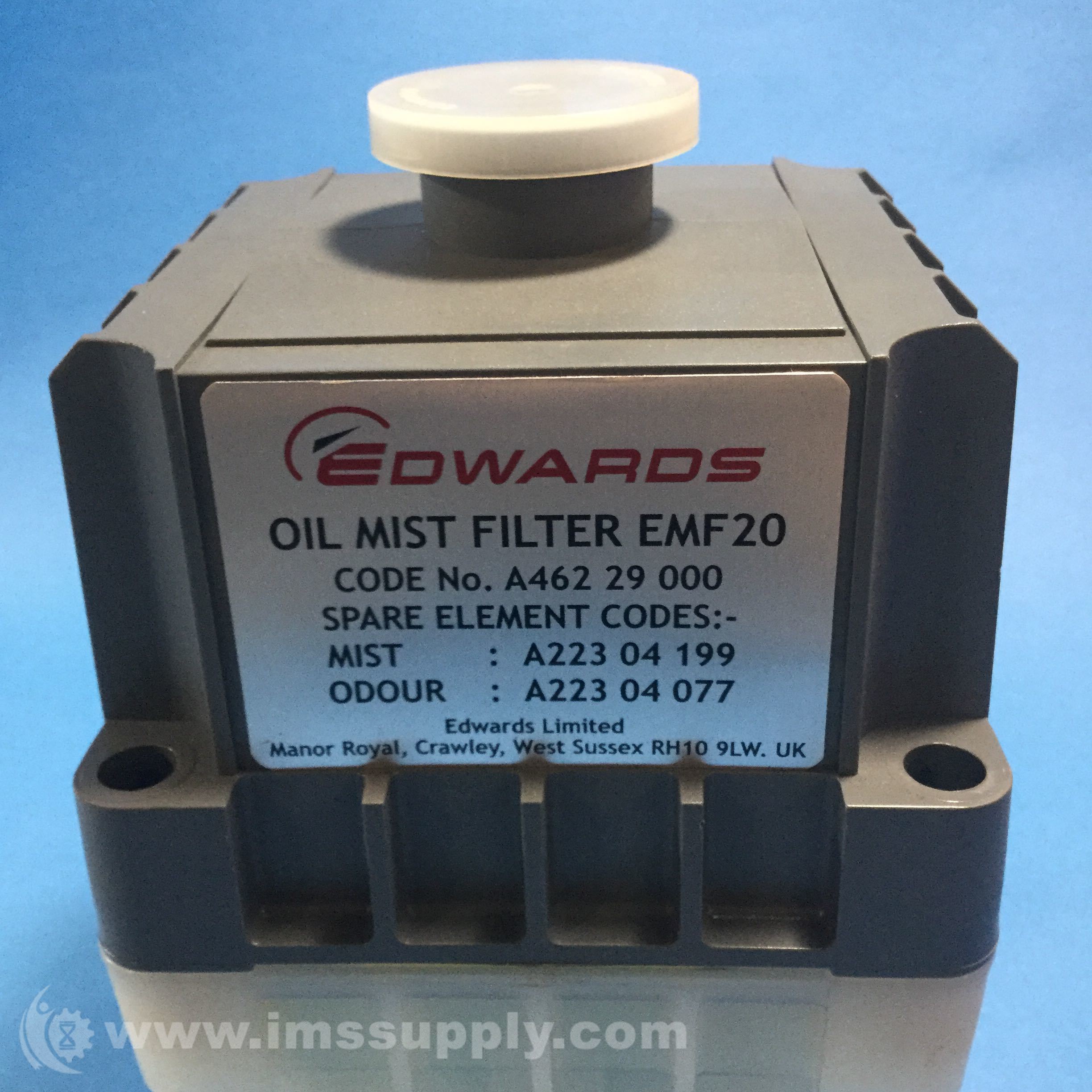 Edwards EMF20 Oil Mist Filter IMS Supply