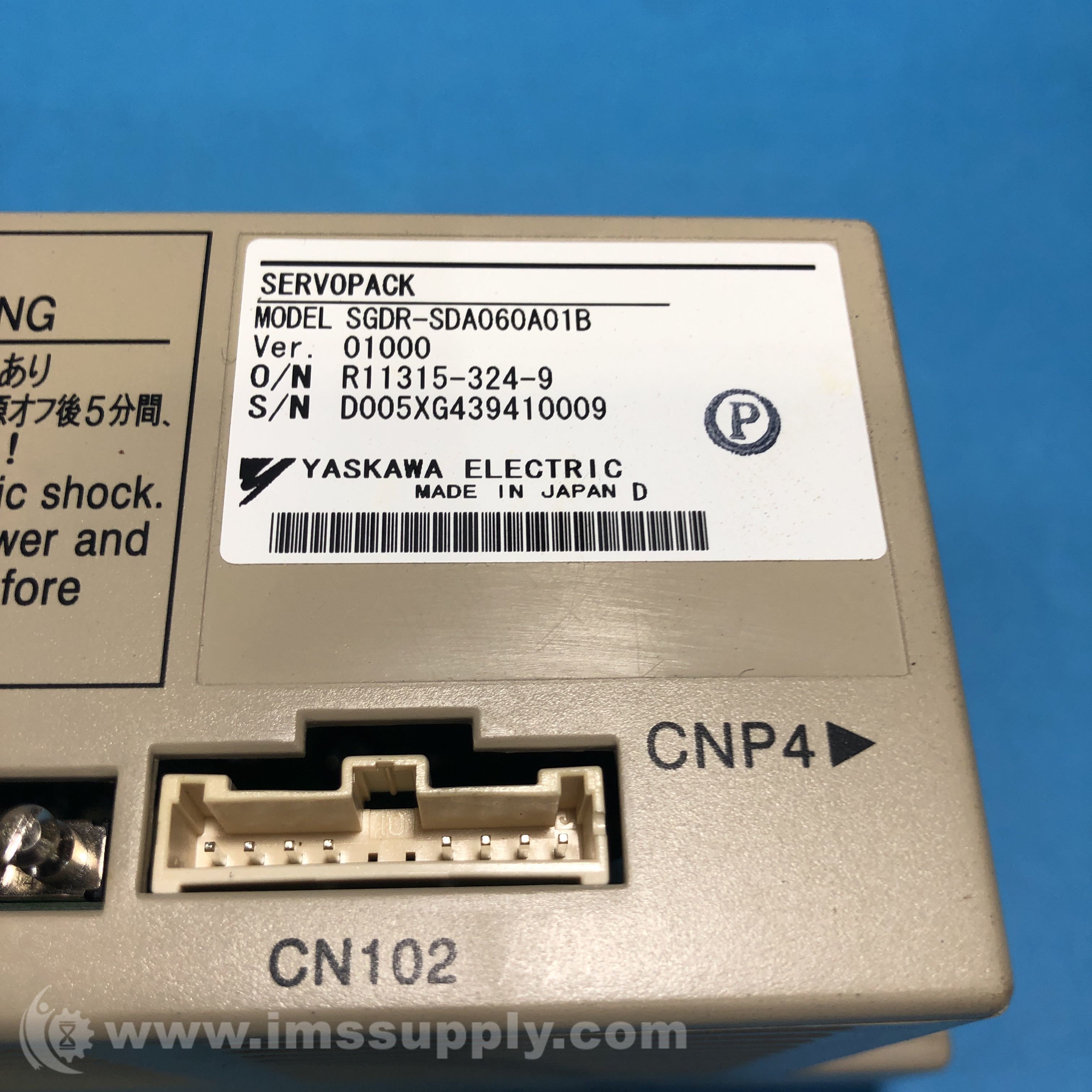 Azionamento Yaskawa Nuovo Servomotore Yaskawa SGDA-01AS Nuovo - Spedizione Rapida Con DHL O FedEx Driver Servo SGDA-01AS