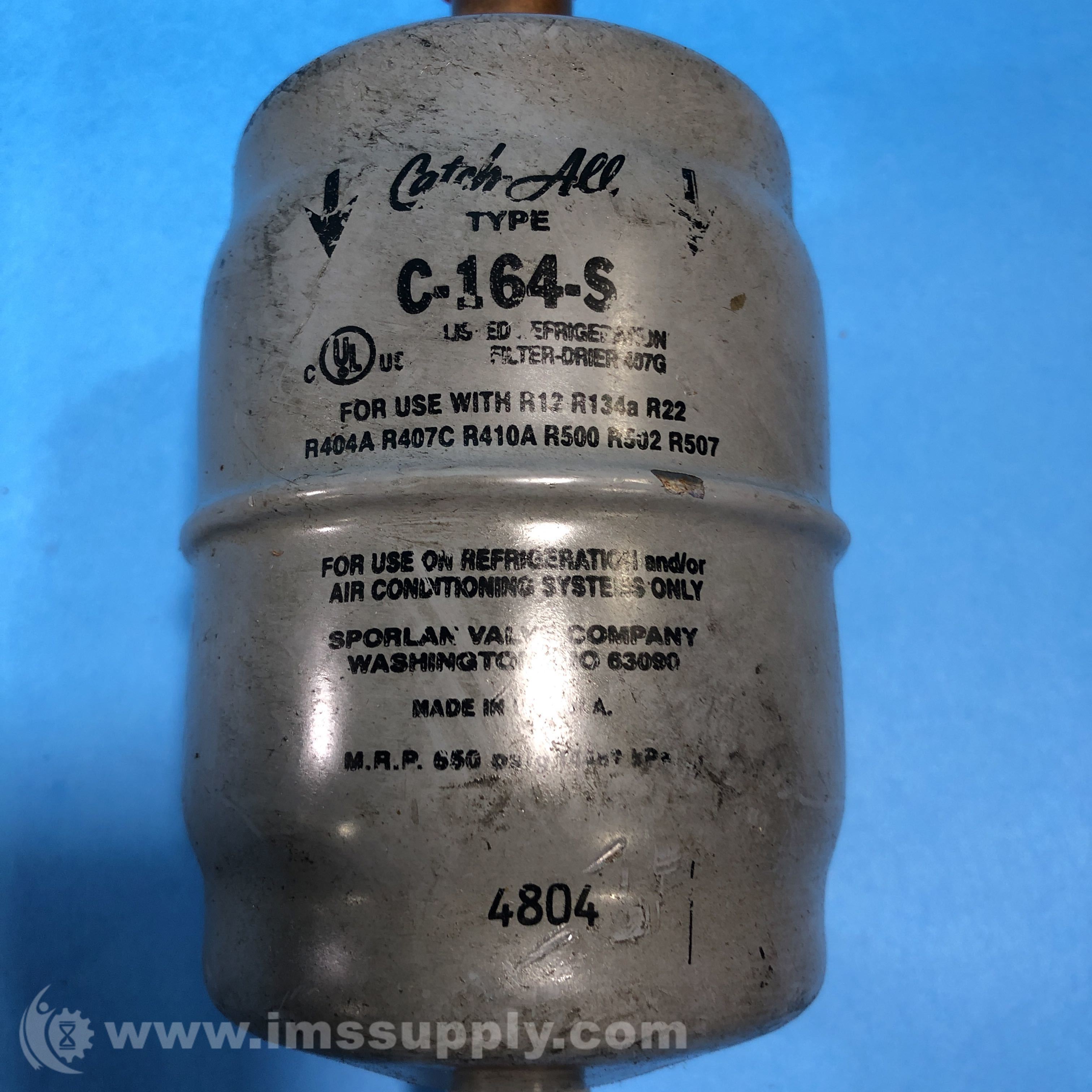 Sporlan C164S Refrigeration FilterDrier IMS Supply