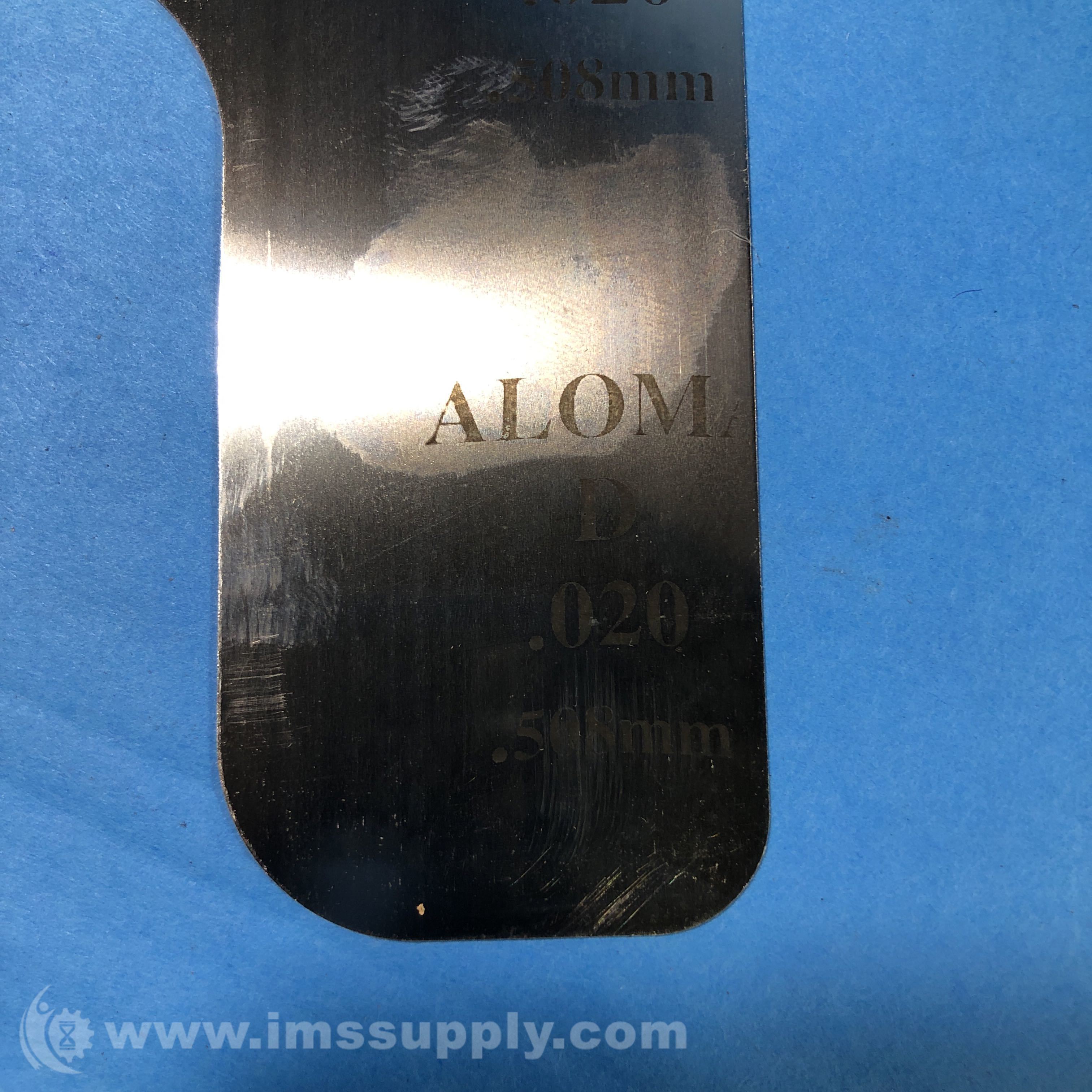 McMasterCarr 972K58 Pack of 20 Shim, .020, 5 LG, 5 Wide IMS Supply