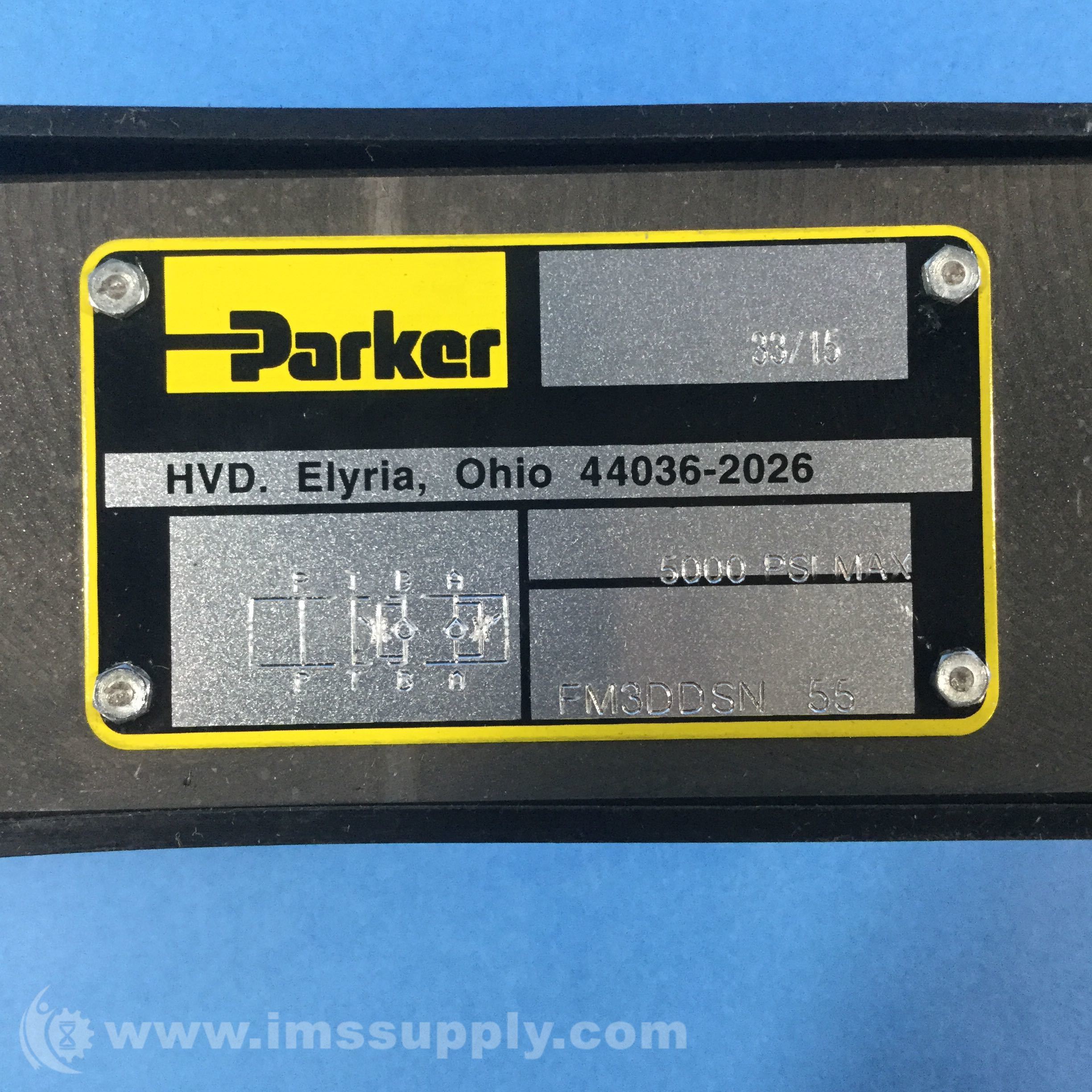 人気ショップ Flow - Series FM FM3DDSN Parker Control Manapak Parker スマホアクセサリー