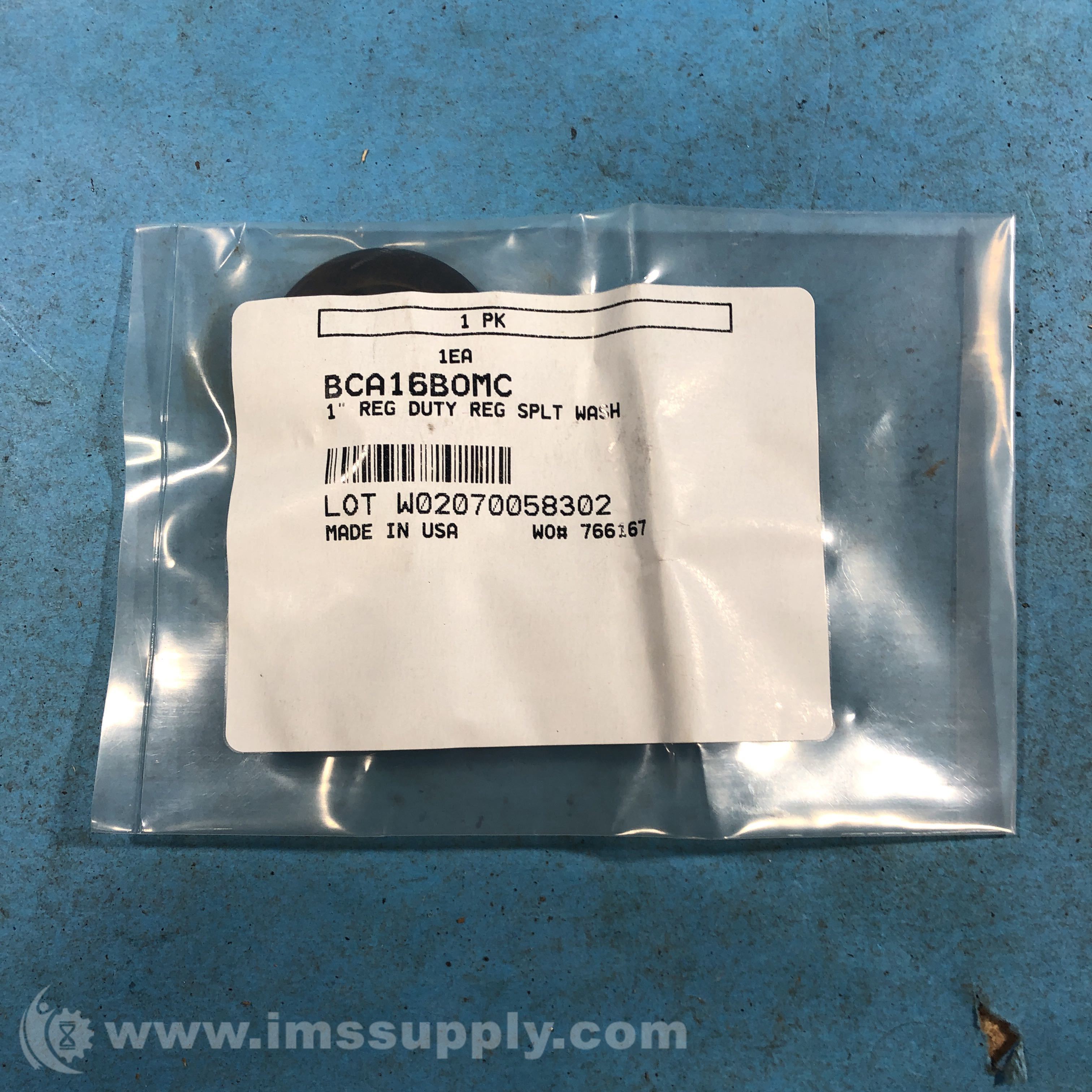 McMasterCarr BCA16B0MC 1 inch Regular Duty Split Washer IMS Supply