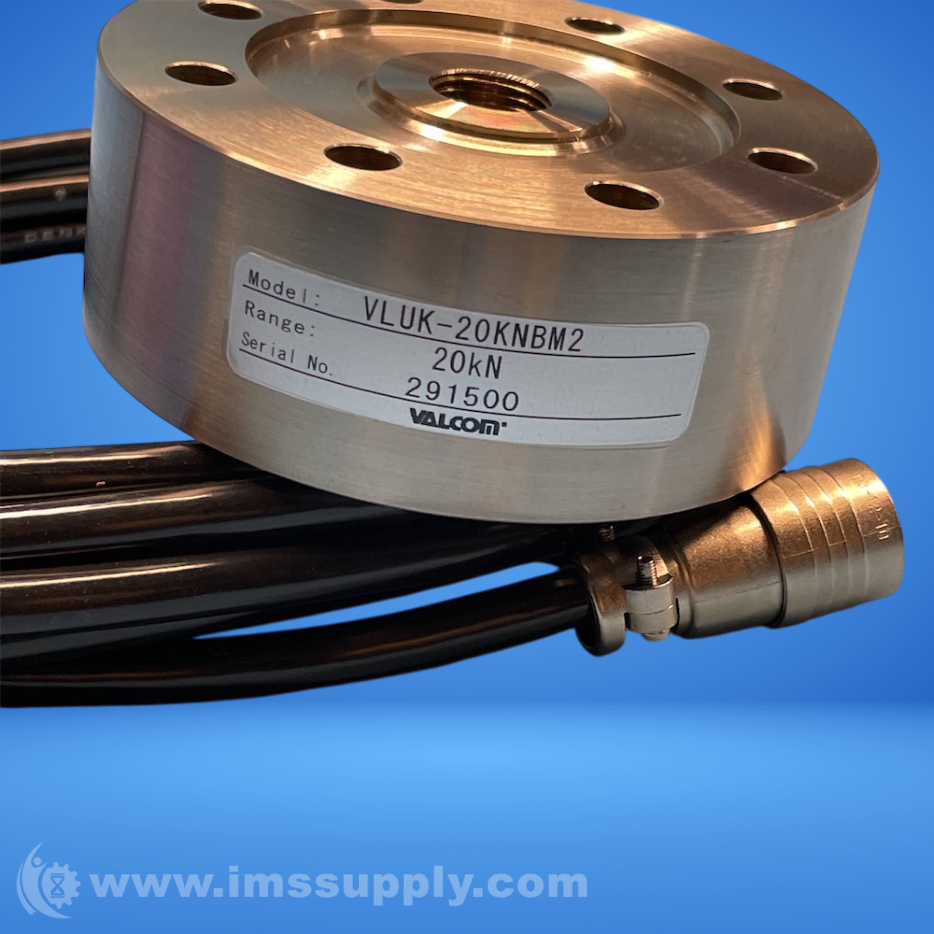 Valcom VLUK-20KNBM2 Load Cell, 20kN Range - IMS Supply