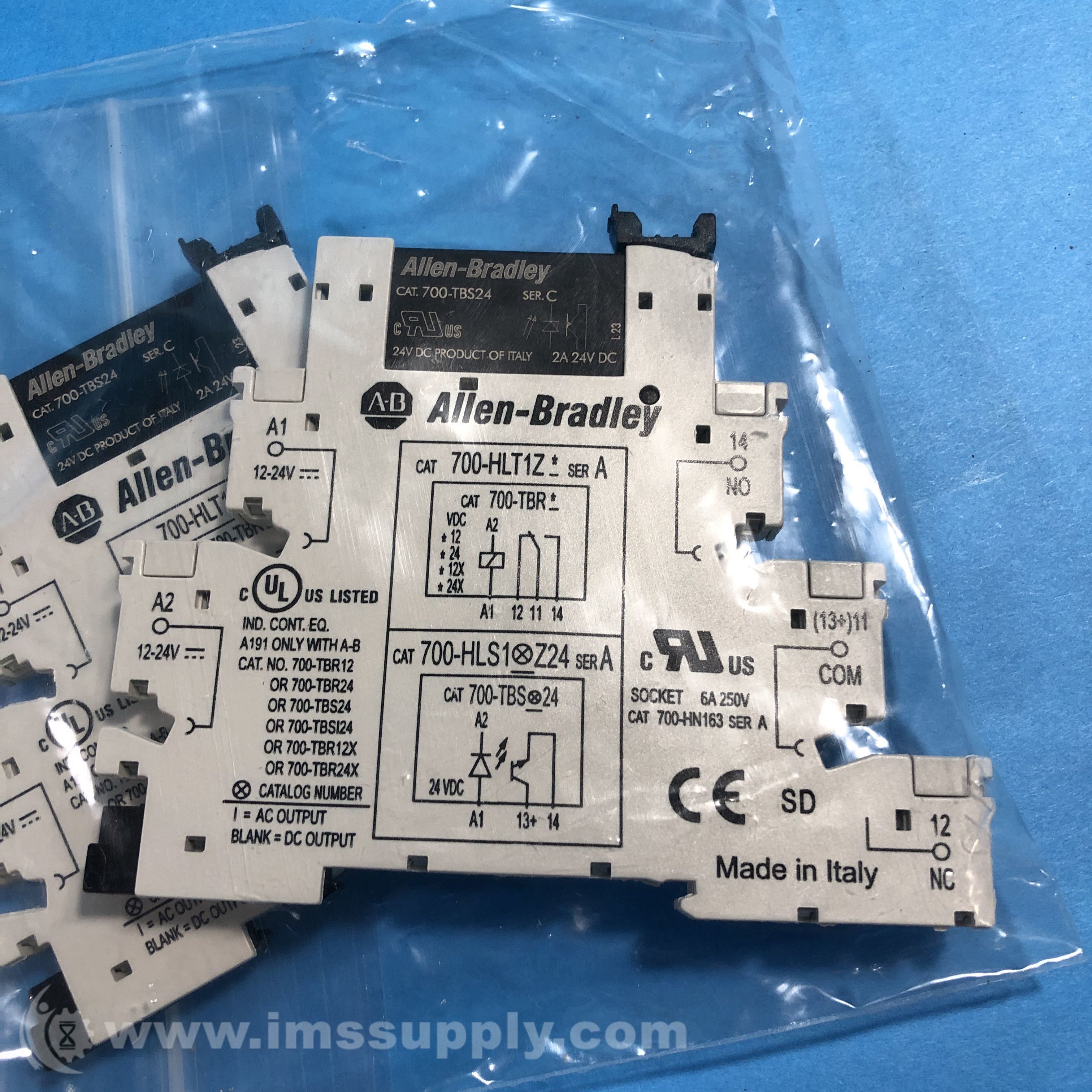 Allen Bradley 700-HLS1Z24 Series A Bag of 2 GP Terminal Blocks - IMS Supply
