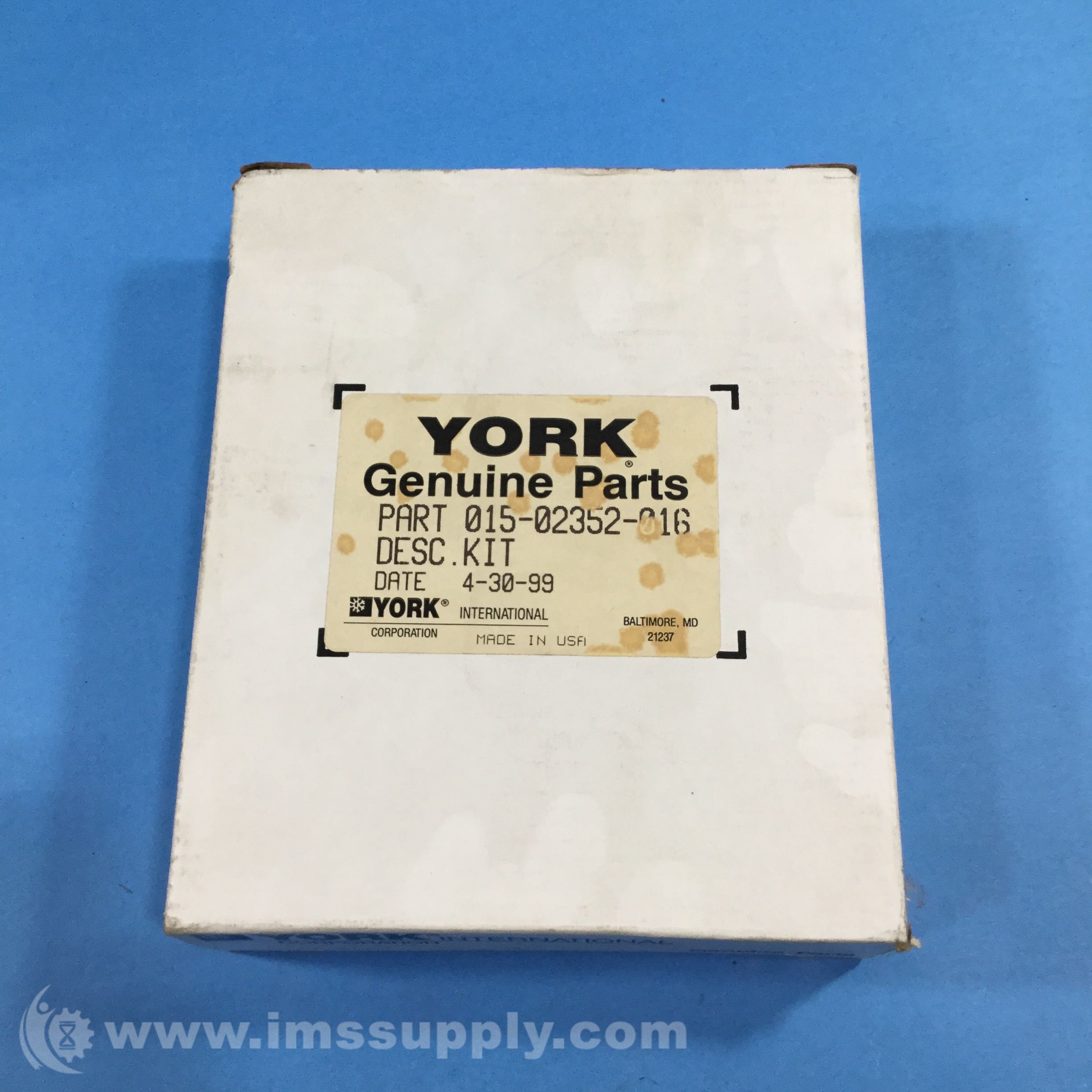 york1748 (条件付出品) CHELSEA 267 Gasket Kit - 24-Month Warranty